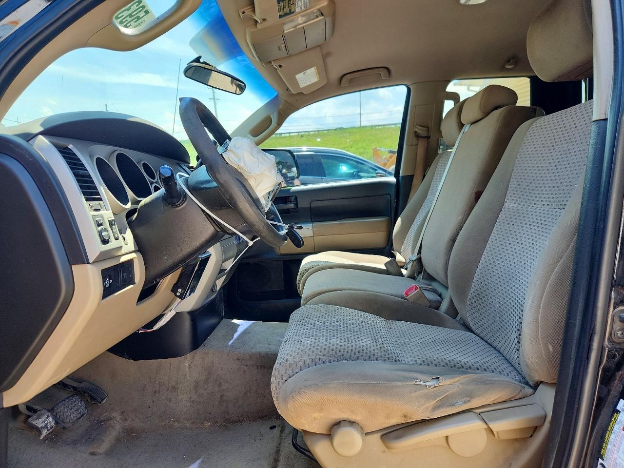 2007 Toyota Tundra Double Cab Sr5 Black vin: 5TBBT54107S455303