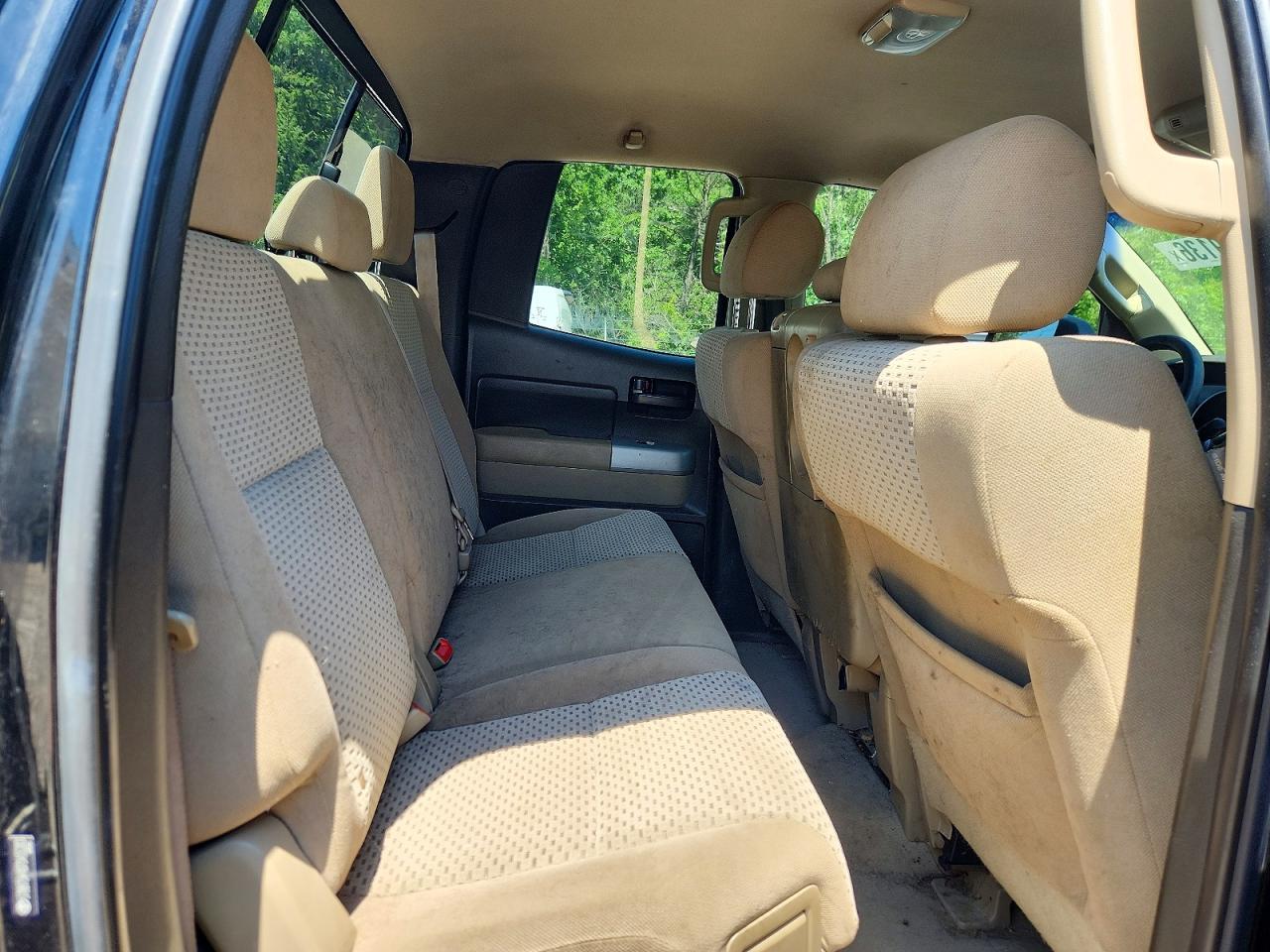 2007 Toyota Tundra Double Cab Sr5 Black vin: 5TBBT54107S455303