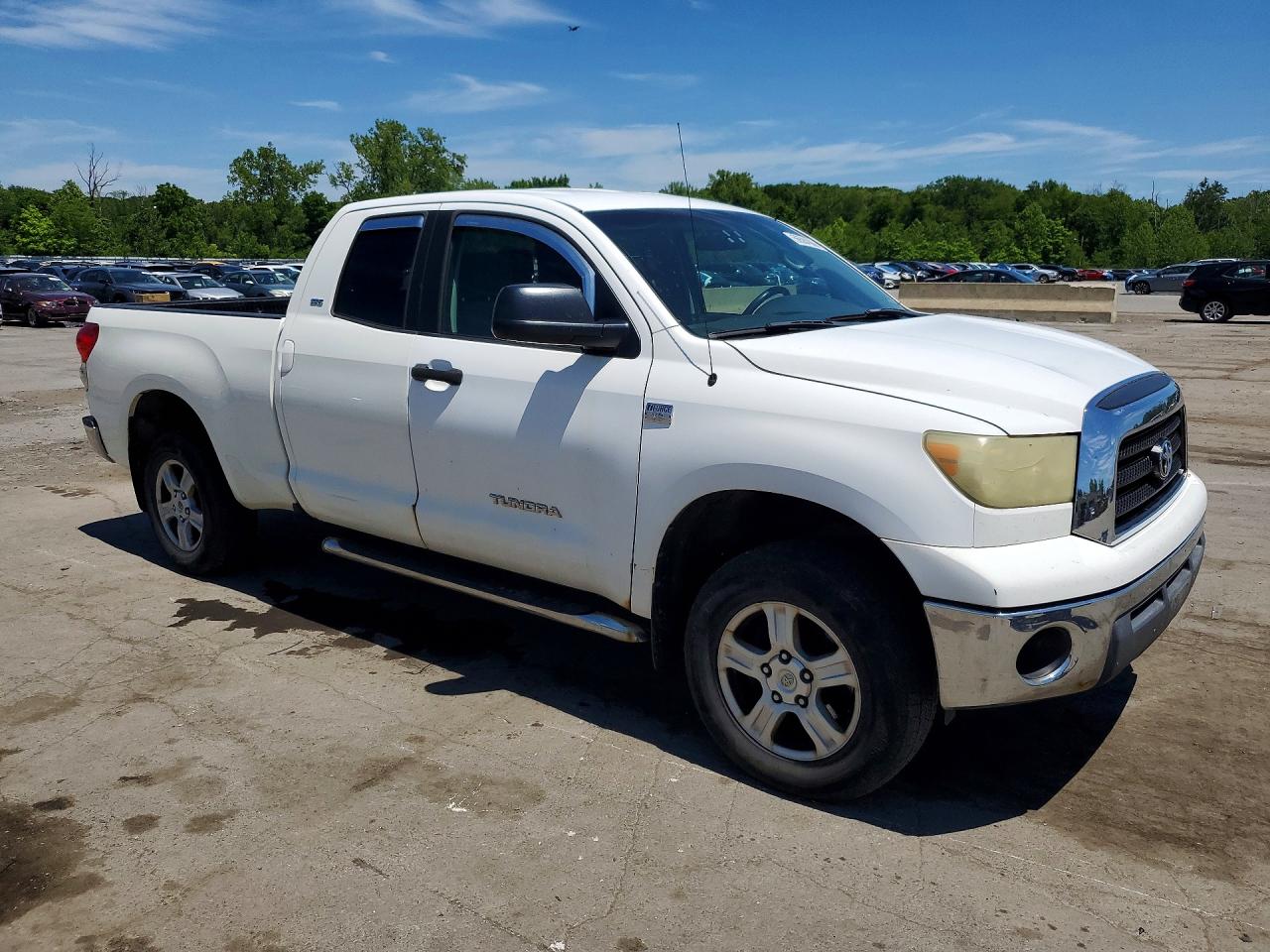 2008 Toyota Tundra Sr5 Белый vin: 5TBBT54108S459210