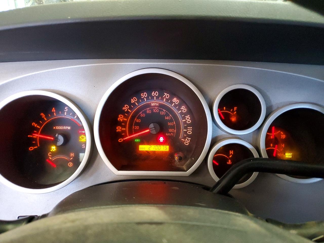 2007 Toyota Tundra Sr5 Угольный vin: 5TBBT54127S456565