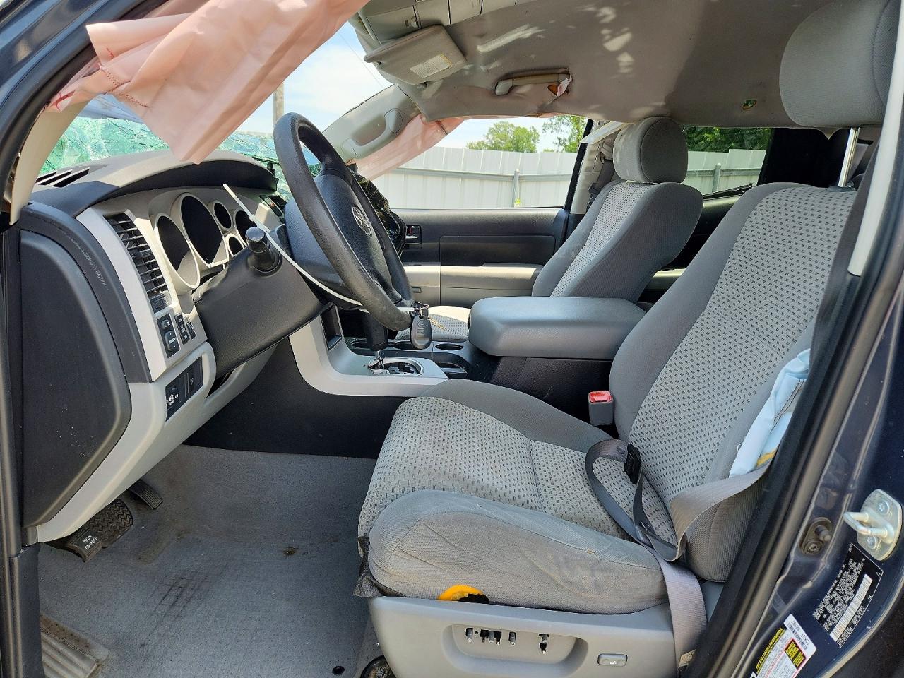 2007 Toyota Tundra Double Cab Sr5 Blue vin: 5TBBT54137S456946