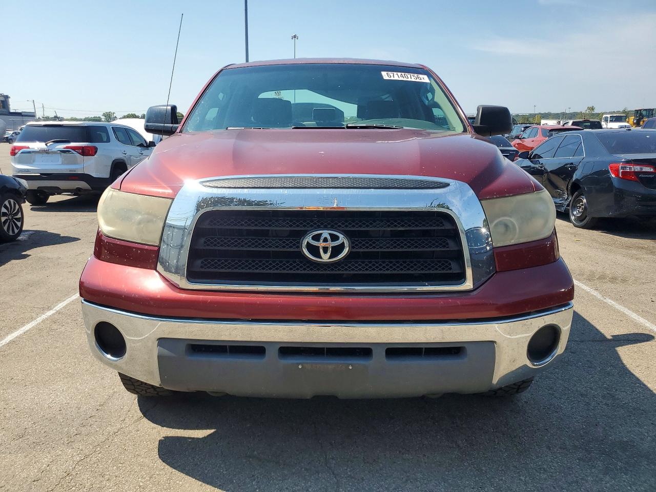 2008 Toyota Tundra Grade Темно-бордовый vin: 5TBBT54138S463087