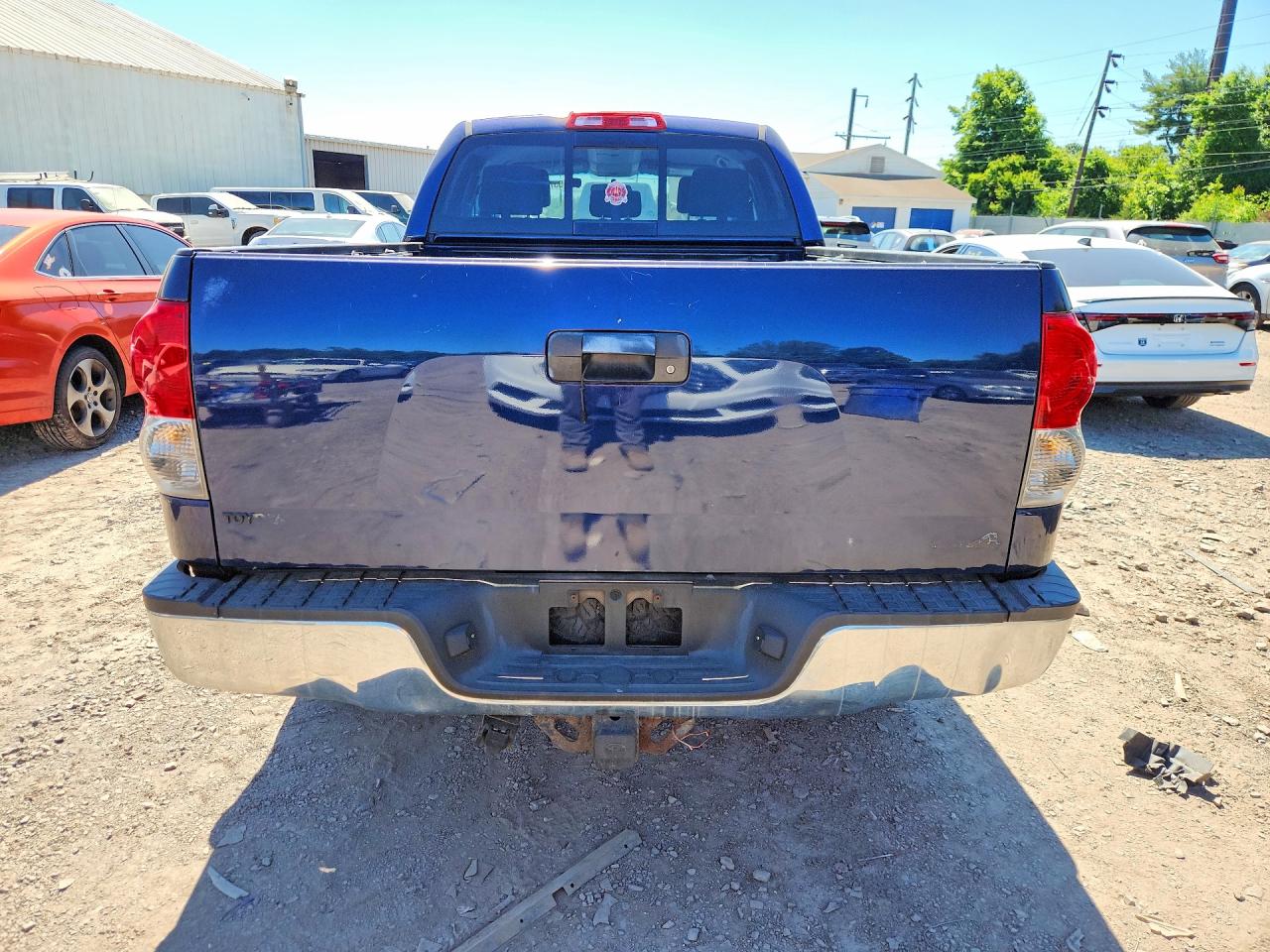 2008 Toyota Tundra Sr5 Blue vin: 5TBBT54148S463731