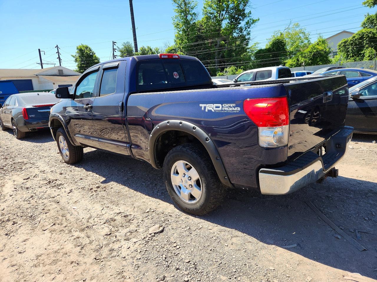 2008 Toyota Tundra Sr5 Blue vin: 5TBBT54148S463731