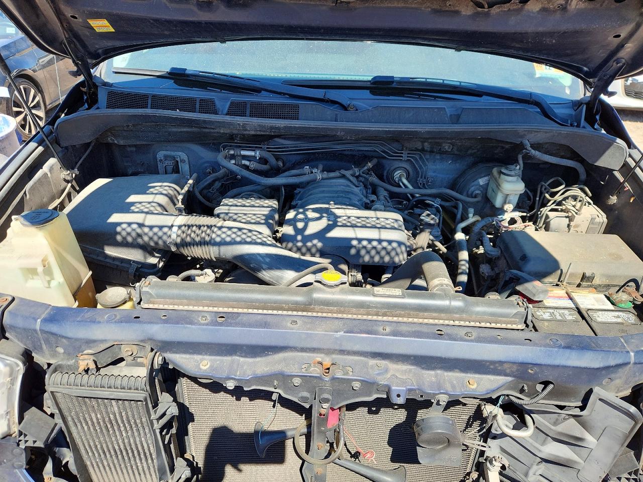 2008 Toyota Tundra Sr5 Blue vin: 5TBBT54148S463731
