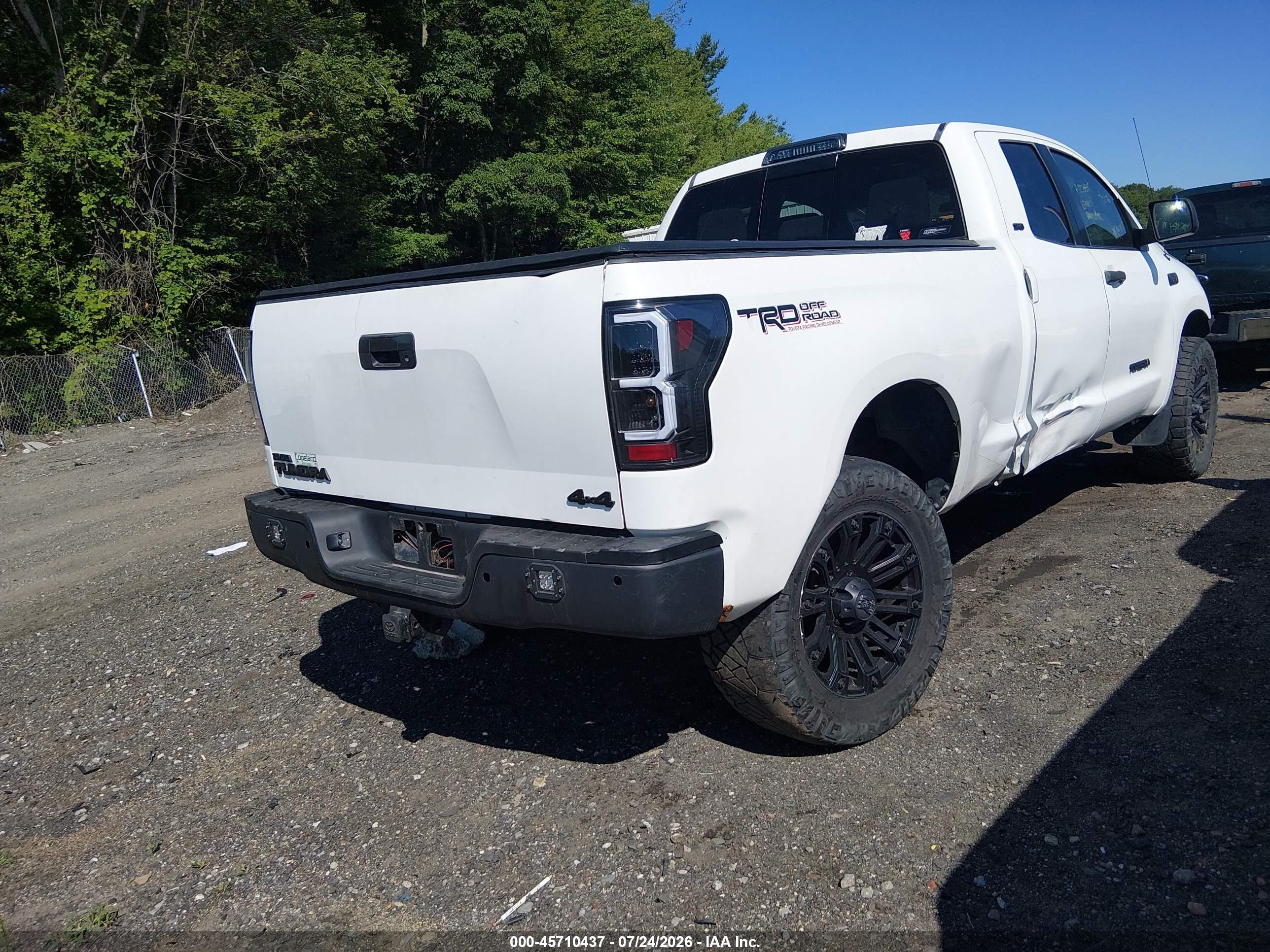 2007 Toyota Tundra Sr5 4.7l V8 Белый vin: 5TBBT54157S456513
