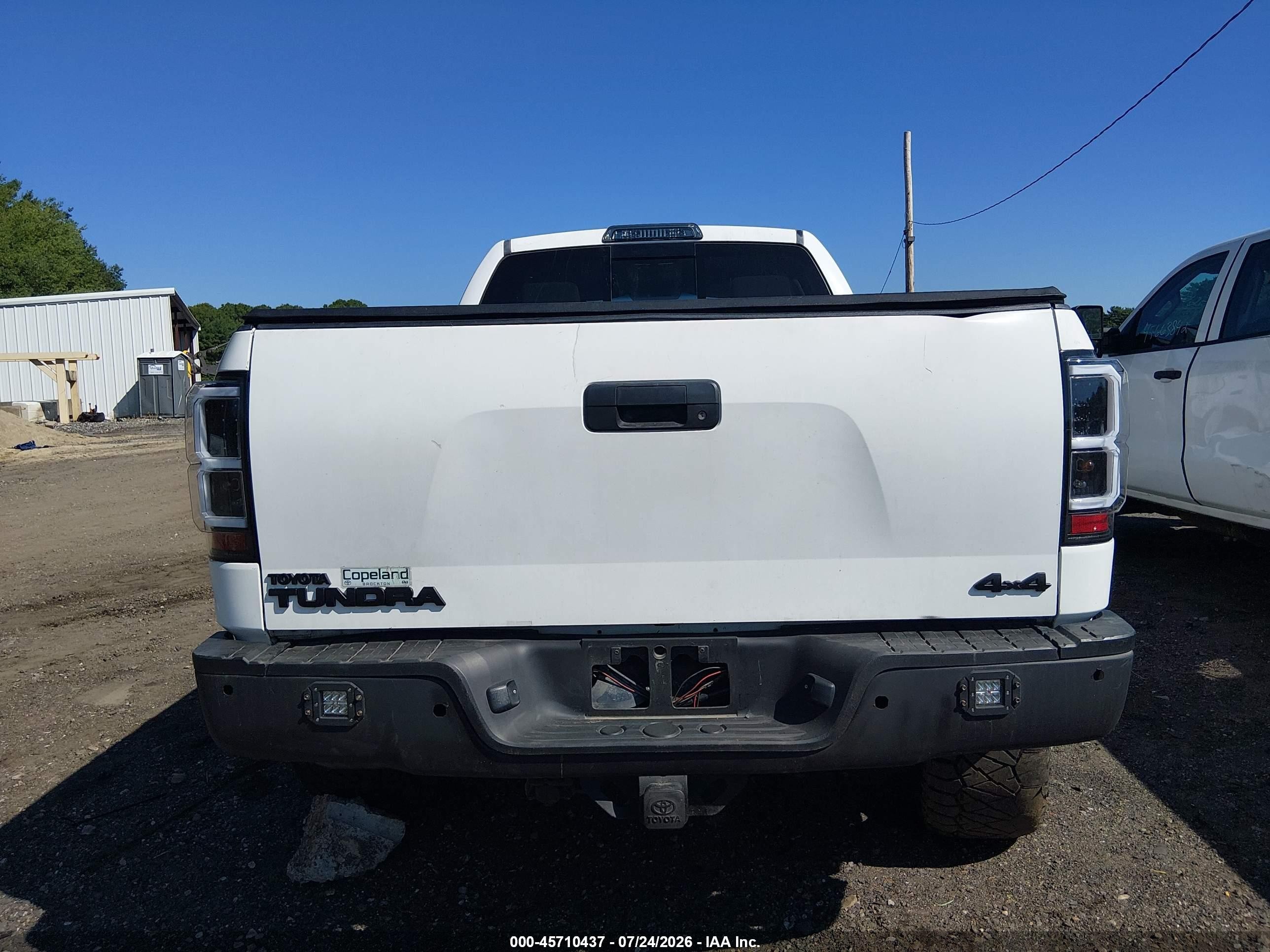 2007 Toyota Tundra Sr5 4.7l V8 Белый vin: 5TBBT54157S456513