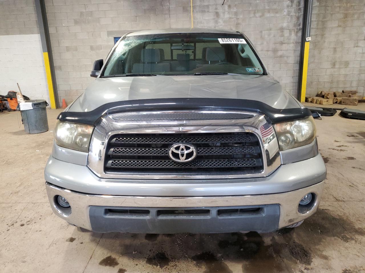 2007 Toyota Tundra Double Cab Sr5 Silver vin: 5TBBT54187S451726