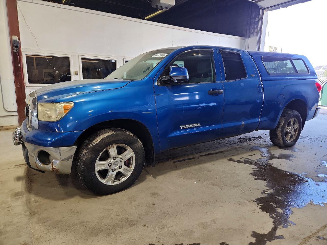 2007 Toyota Tundra Sr5 Blue vin: 5TBBT54187S455811