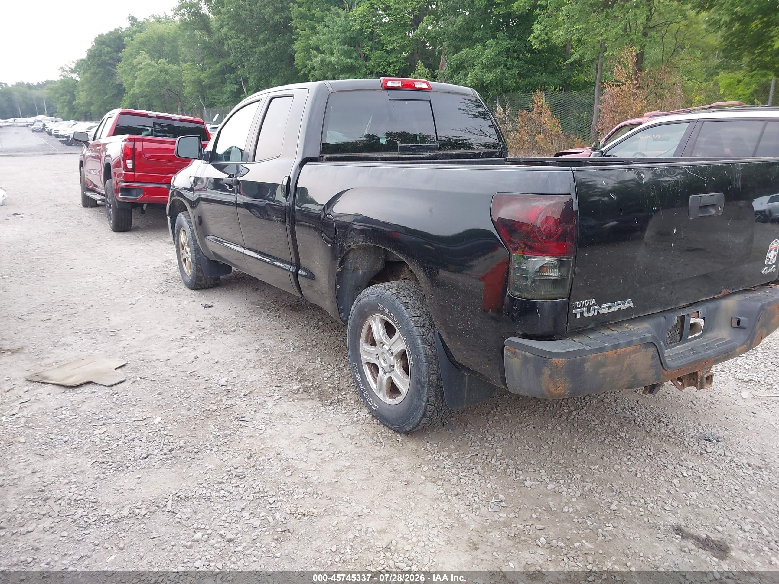 2008 Toyota Tundra Base 4.7l V8 Черный vin: 5TBBT54188S459651