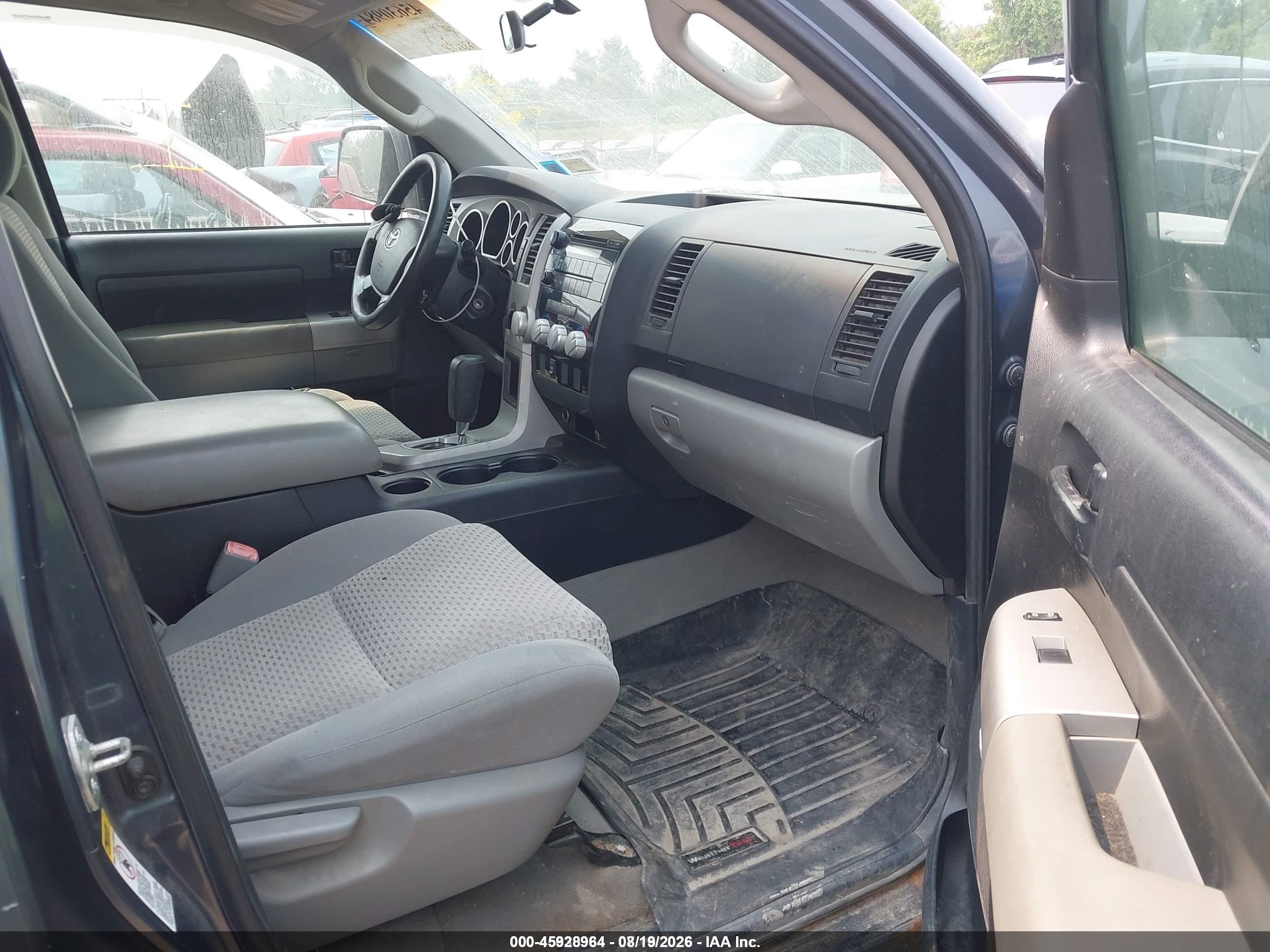 2007 Toyota Tundra Sr5 4.7l V8 Gray vin: 5TBBT54197S452612