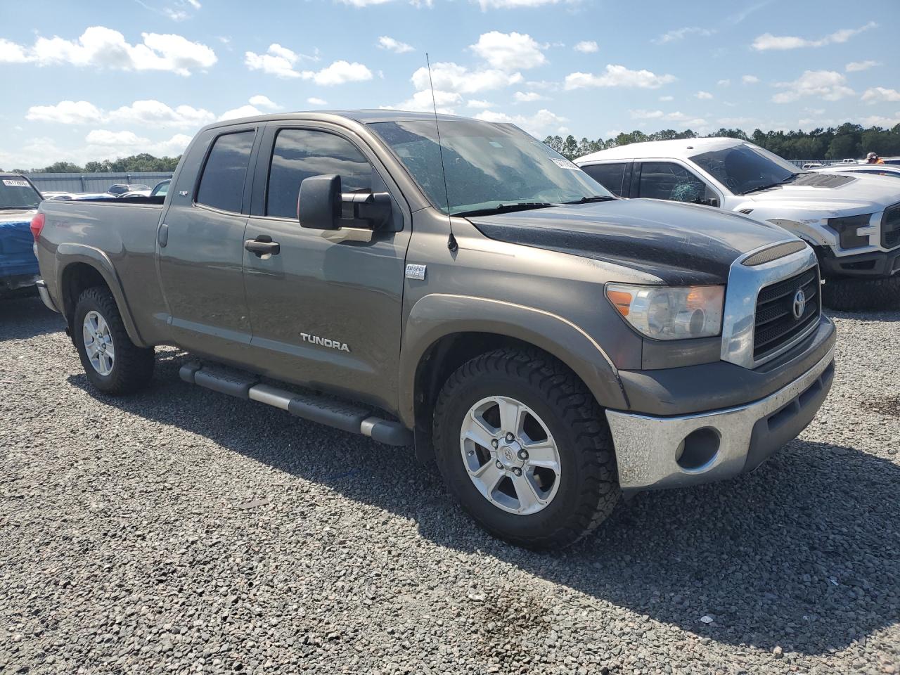 2007 Toyota Tundra Double Cab Sr5 Gray vin: 5TBBT541X7S457074