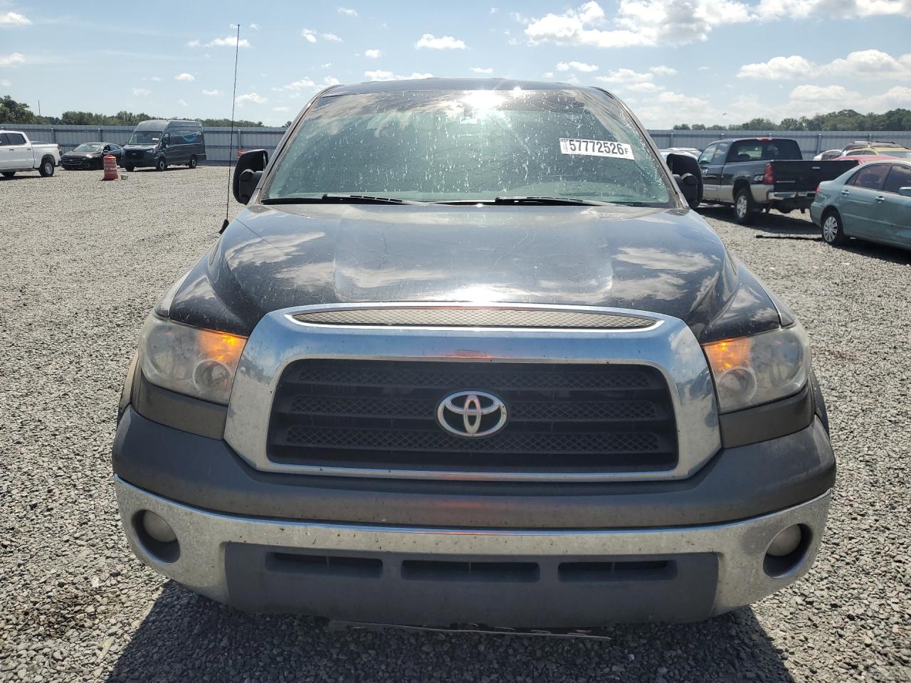 2007 Toyota Tundra Double Cab Sr5 Gray vin: 5TBBT541X7S457074