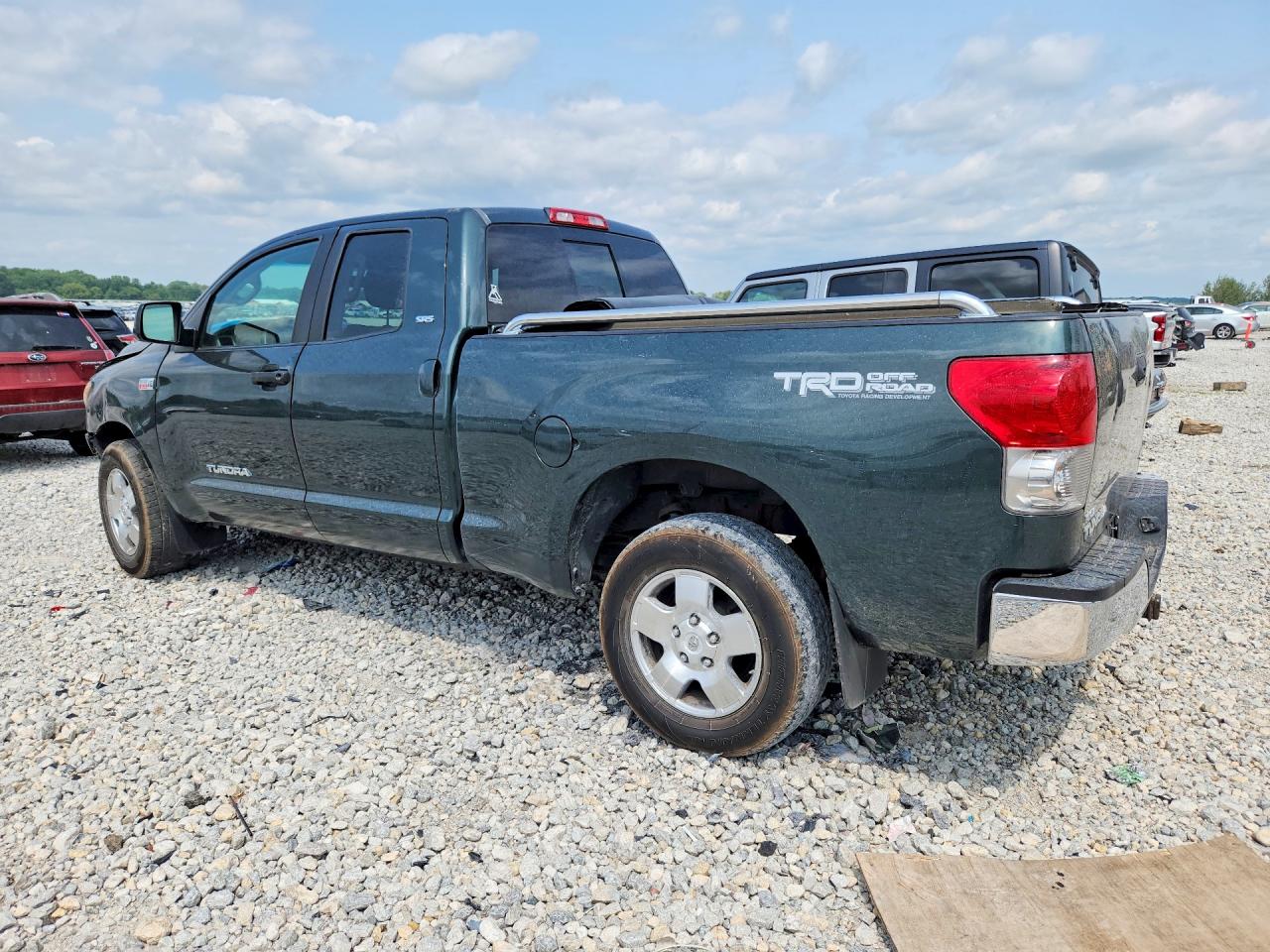 2007 Toyota Tundra Sr5 Green vin: 5TBBV54127S454261