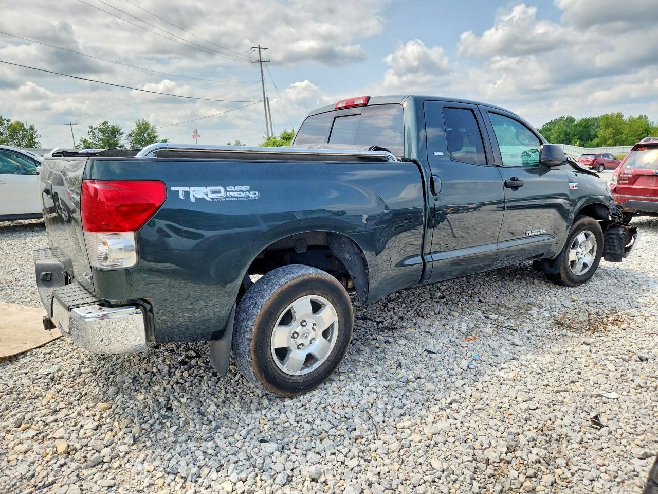 2007 Toyota Tundra Sr5 Green vin: 5TBBV54127S454261