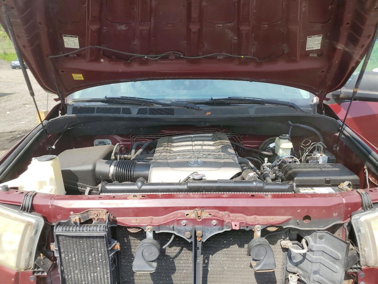 2007 Toyota Tundra Sr5 Burgundy vin: 5TBBV54147S450101