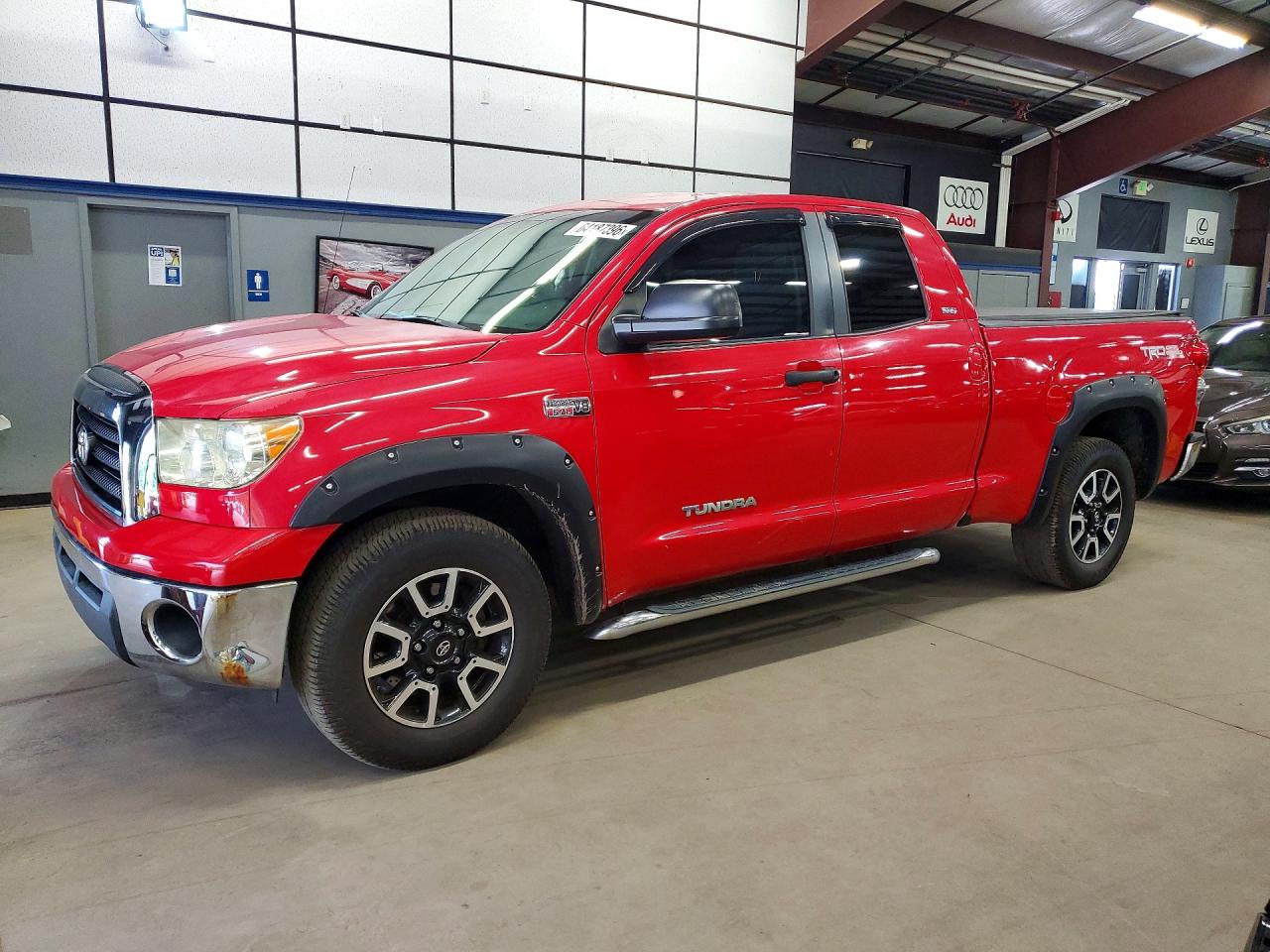 2008 Toyota Tundra Sr5 Red vin: 5TBBV54148S495699