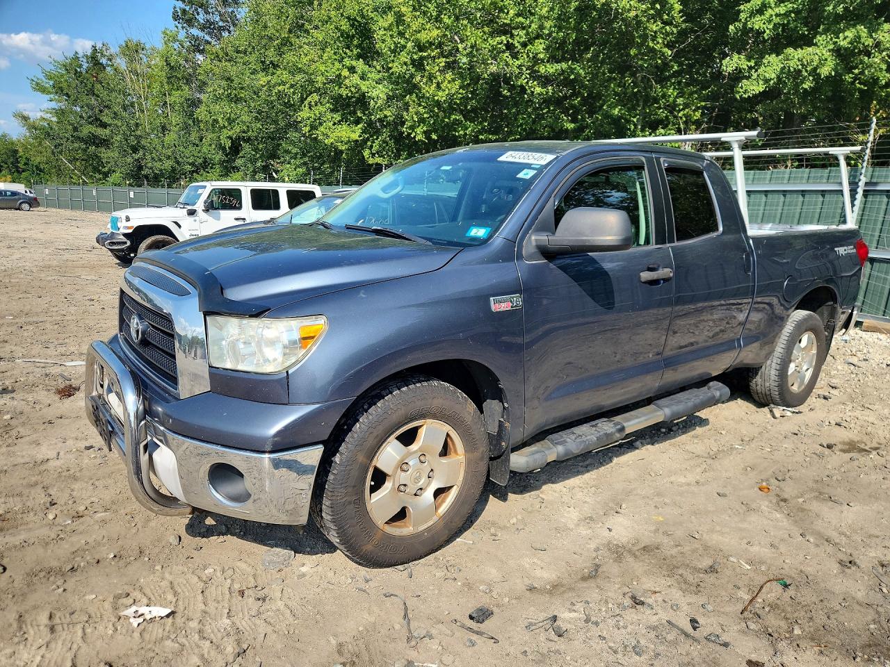 2008 Toyota Tundra Sr5 Gray vin: 5TBBV54158S493458