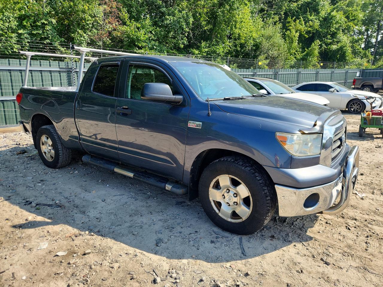 2008 Toyota Tundra Sr5 Gray vin: 5TBBV54158S493458