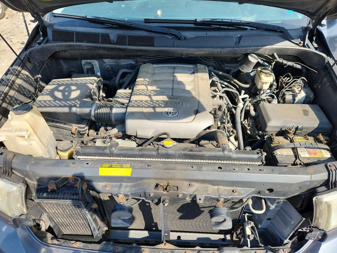 2008 Toyota Tundra Sr5 Gray vin: 5TBBV54158S493458