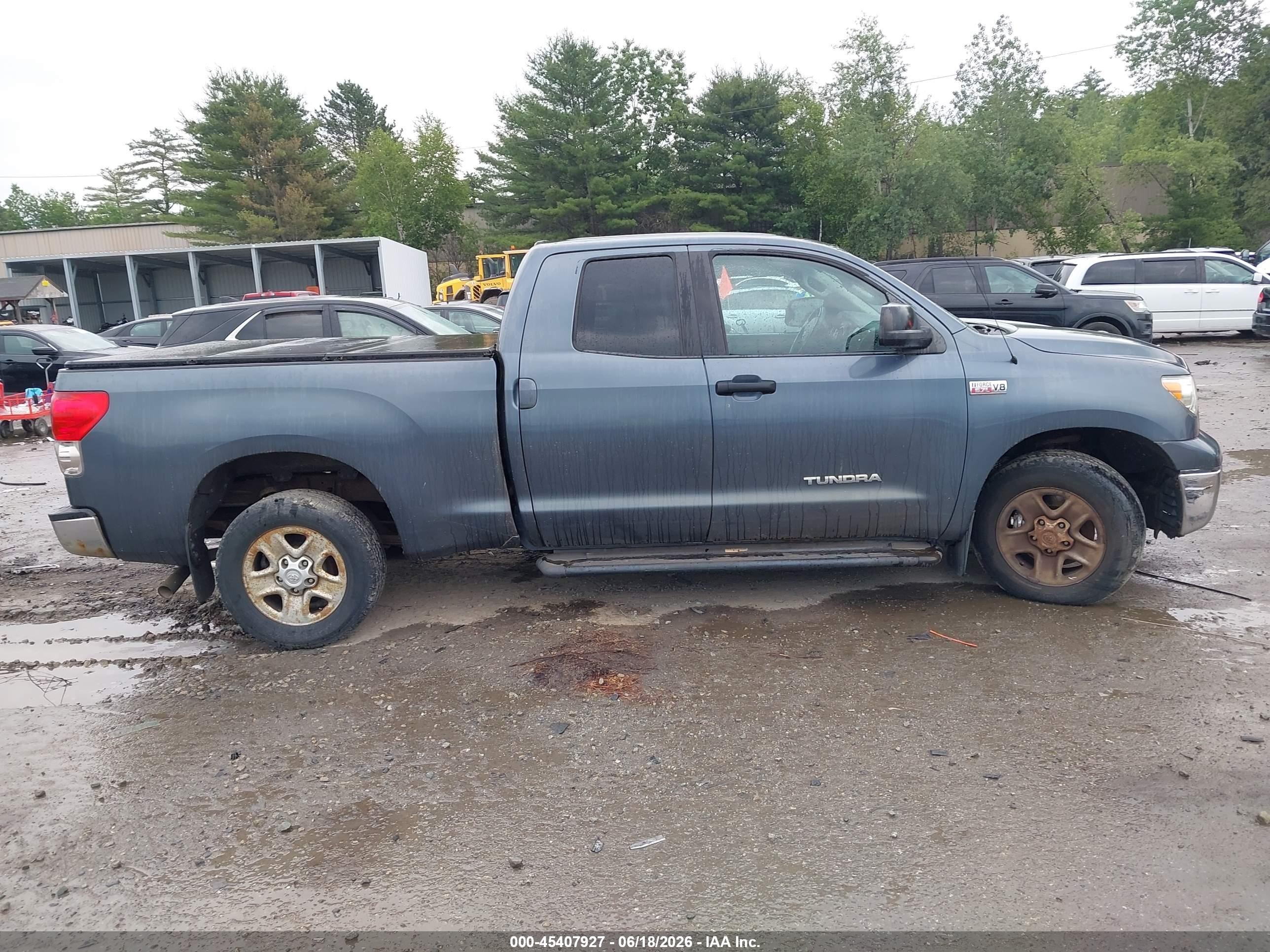 2008 Toyota Tundra Base 5.7l V8 Dark Blue vin: 5TBBV54158S501459