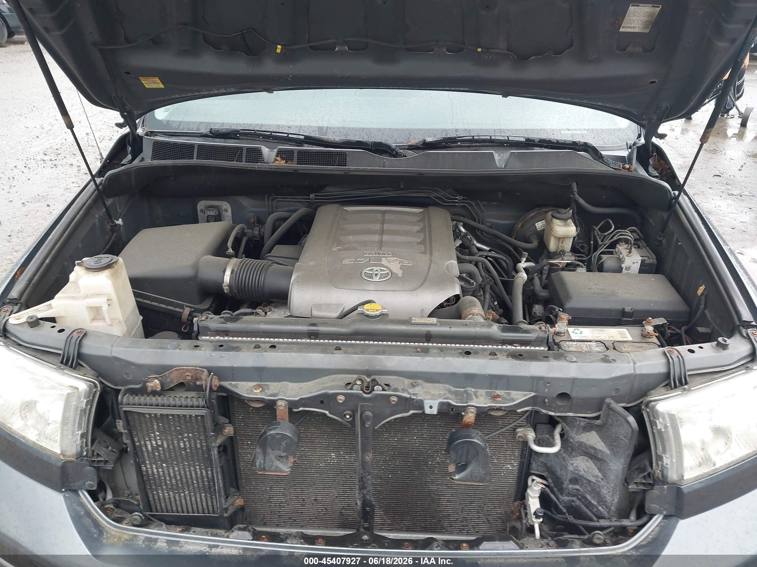 2008 Toyota Tundra Base 5.7l V8 Dark Blue vin: 5TBBV54158S501459