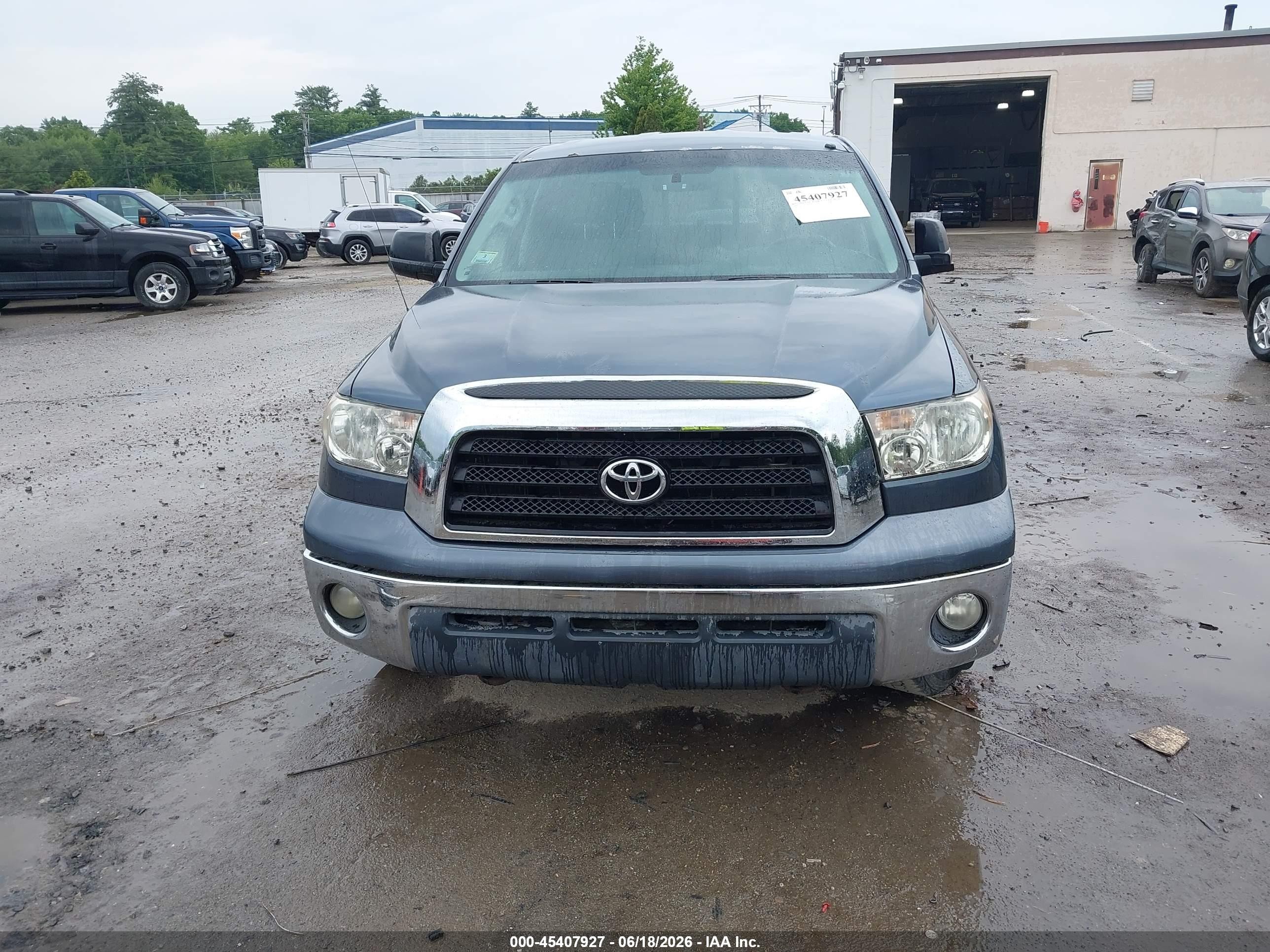 2008 Toyota Tundra Base 5.7l V8 Dark Blue vin: 5TBBV54158S501459