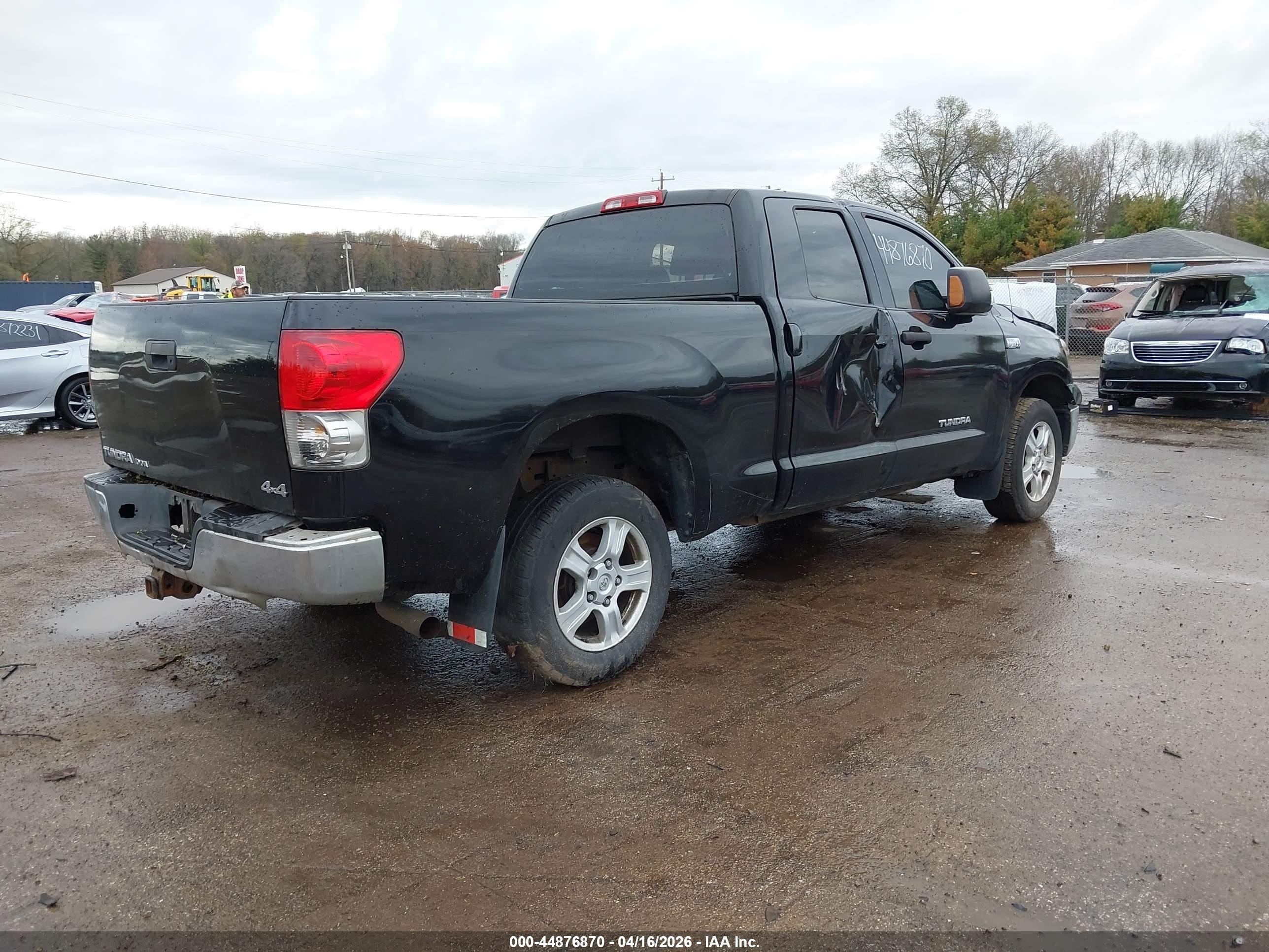 2008 Toyota Tundra Base 5.7l V8 Black vin: 5TBBV54158S507777
