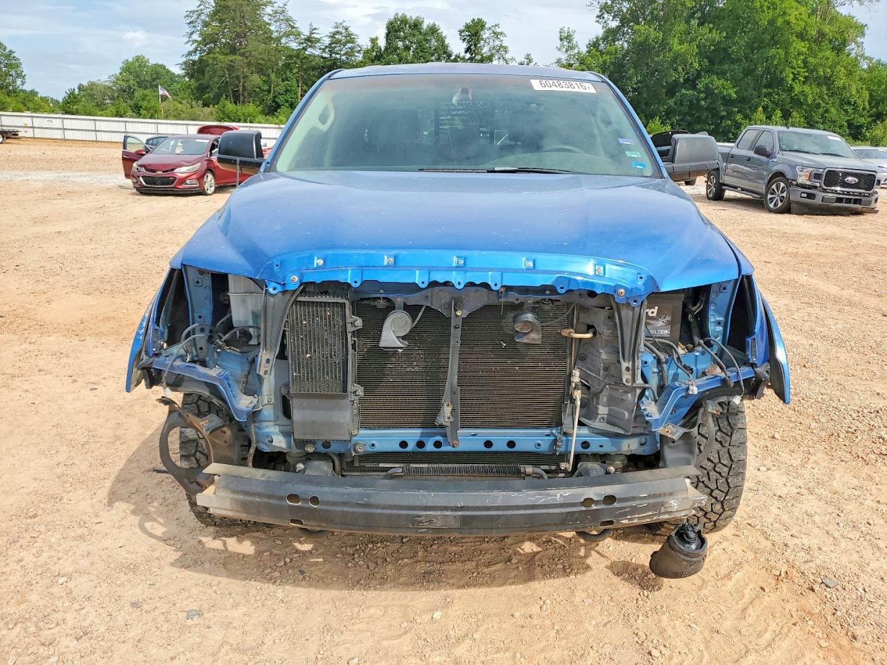 2008 Toyota Tundra Sr5 Blue vin: 5TBBV54158S522425
