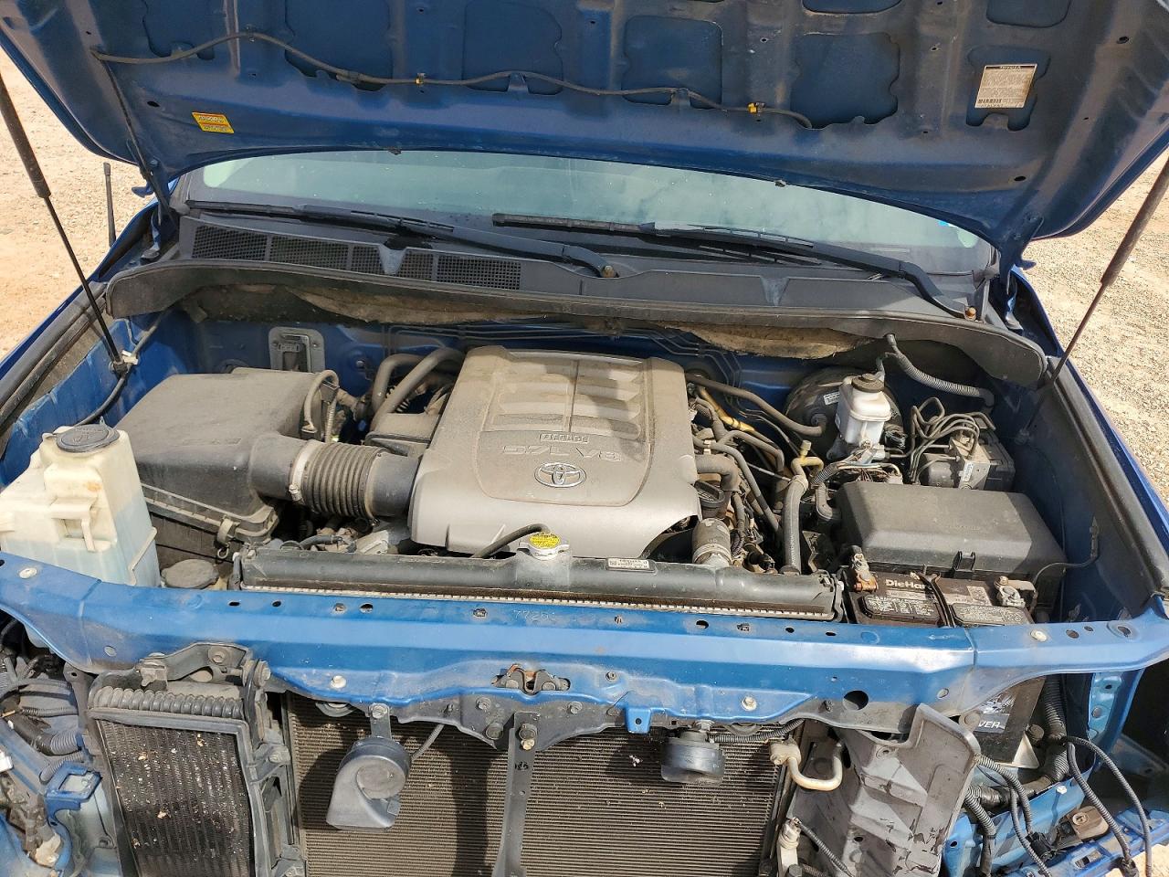 2008 Toyota Tundra Sr5 Blue vin: 5TBBV54158S522425
