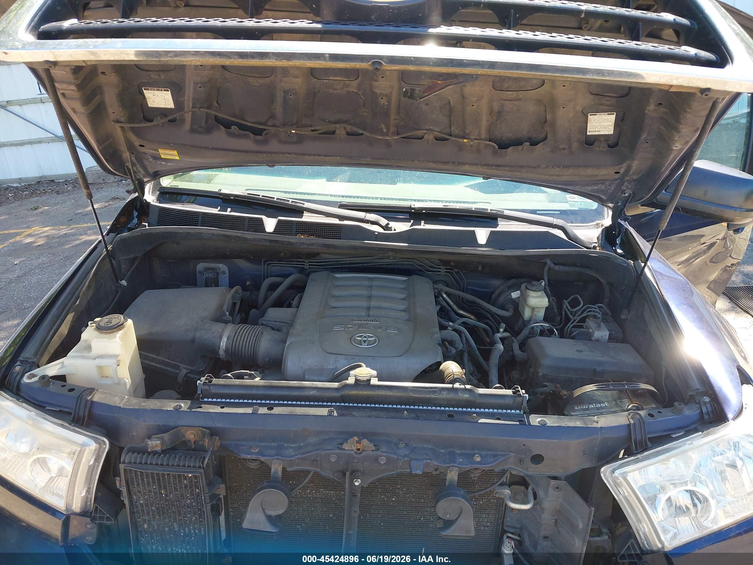 2007 Toyota Tundra Sr5 5.7l V8 Blue vin: 5TBBV54167S464694