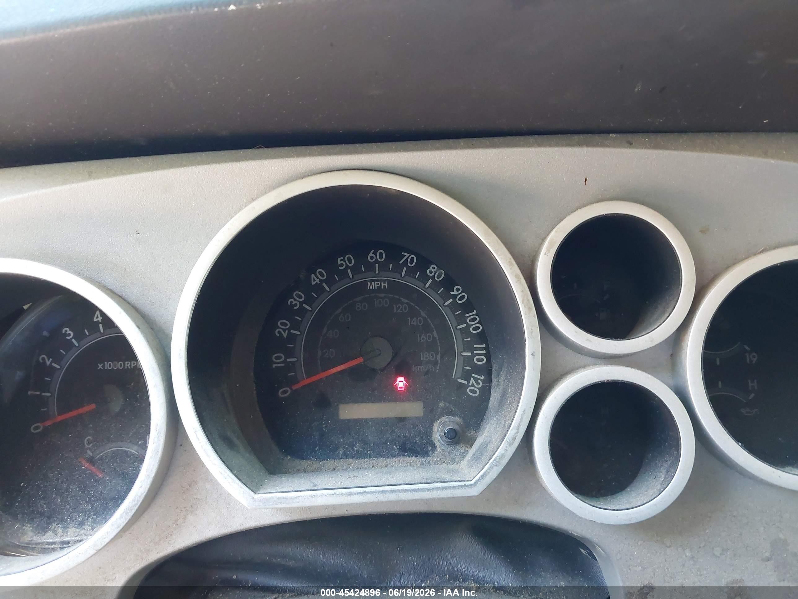 2007 Toyota Tundra Sr5 5.7l V8 Blue vin: 5TBBV54167S464694