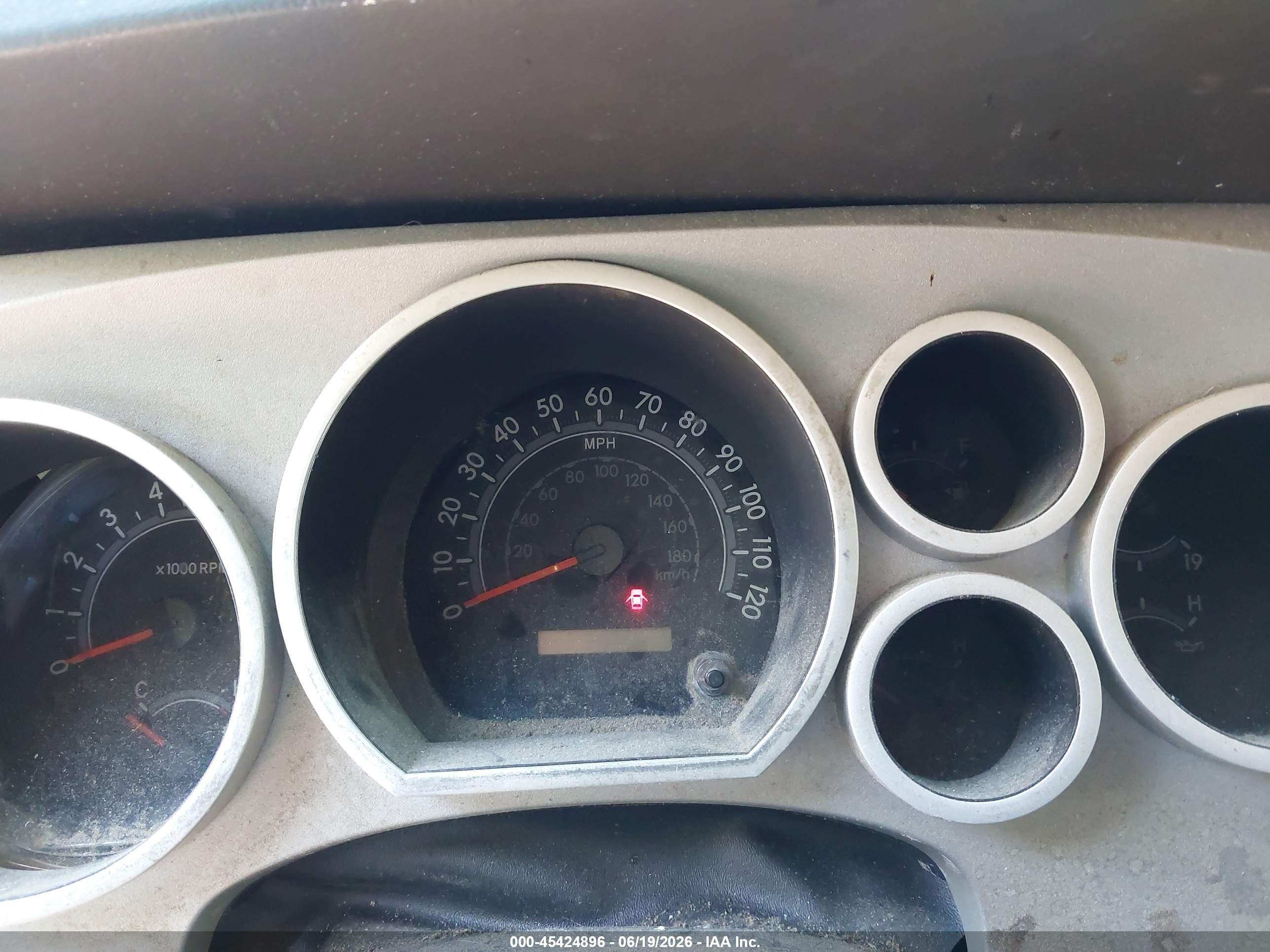 2007 Toyota Tundra Sr5 5.7l V8 Blue vin: 5TBBV54167S464694