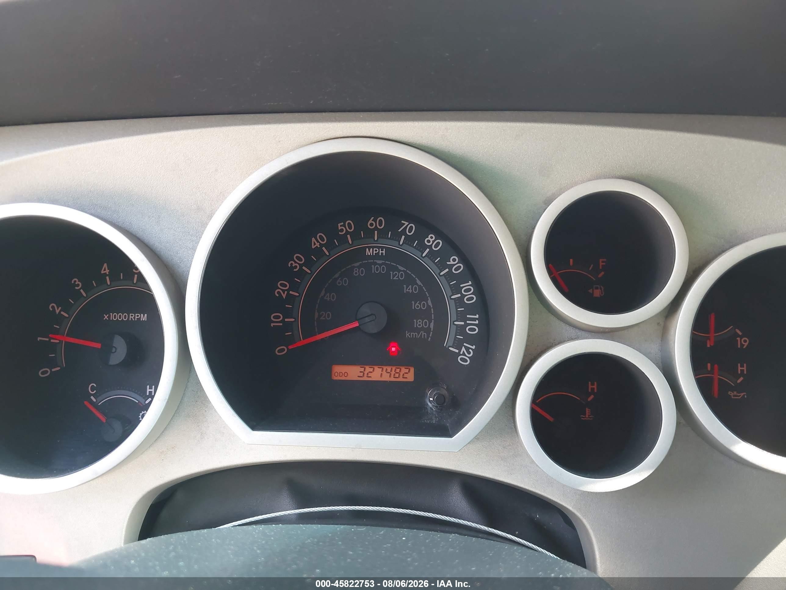 2007 Toyota Tundra Sr5 5.7l V8 Blue vin: 5TBBV54187S485773