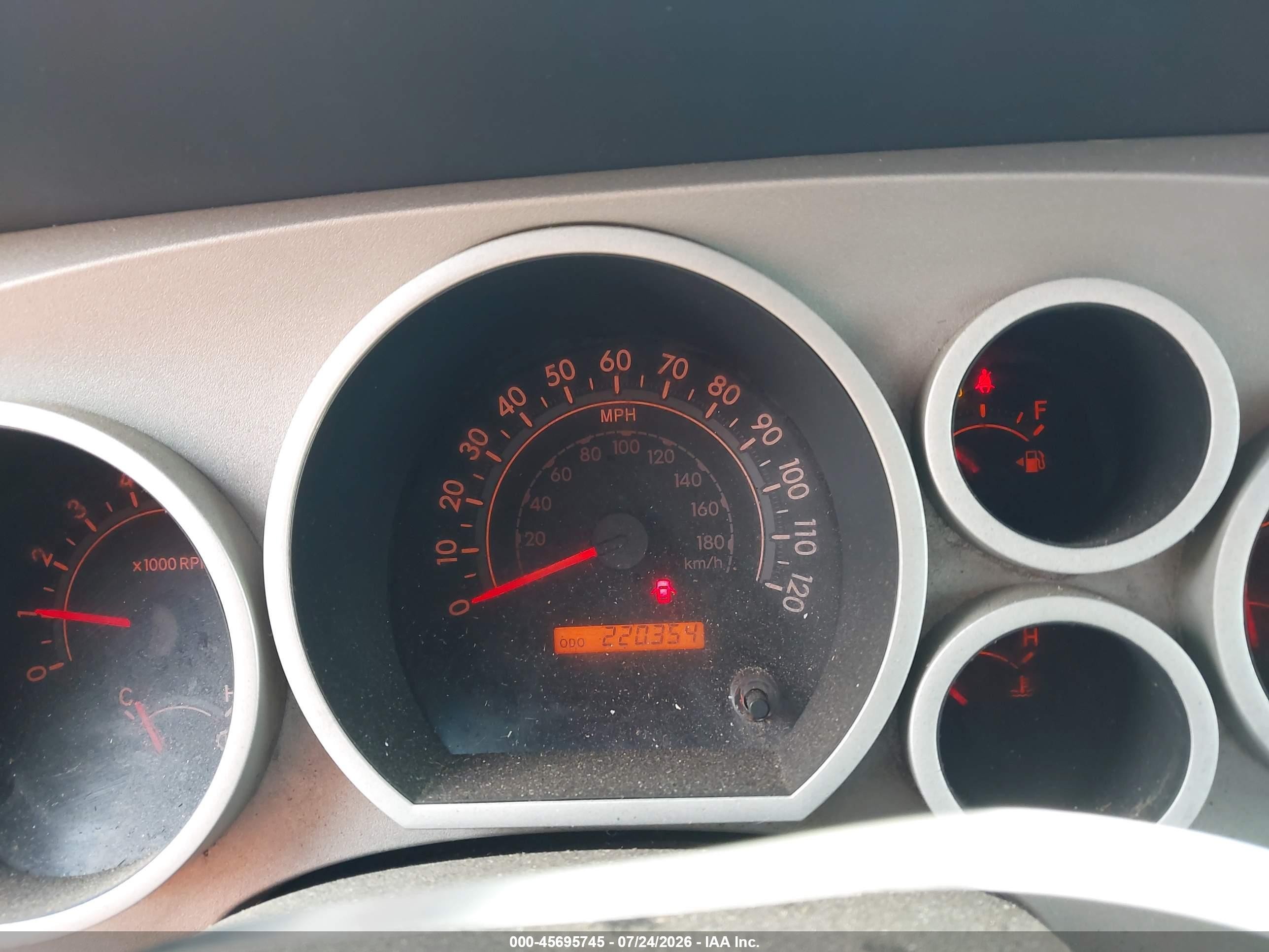 2008 Toyota Tundra Sr5 5.7l V8 Blue vin: 5TBBV54188S509068