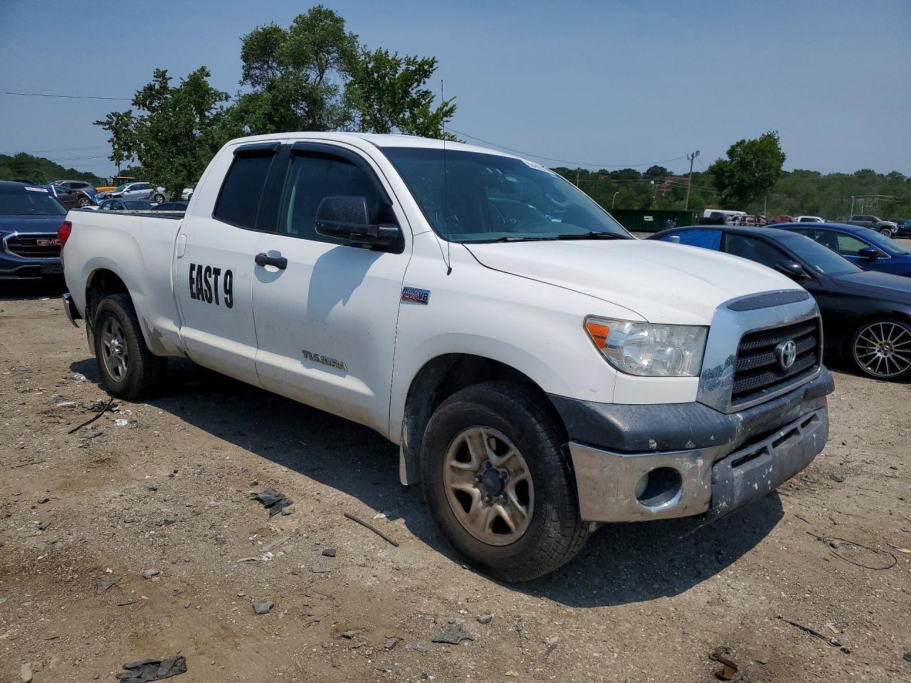 2008 Toyota Tundra Grade White vin: 5TBBV541X8S493360