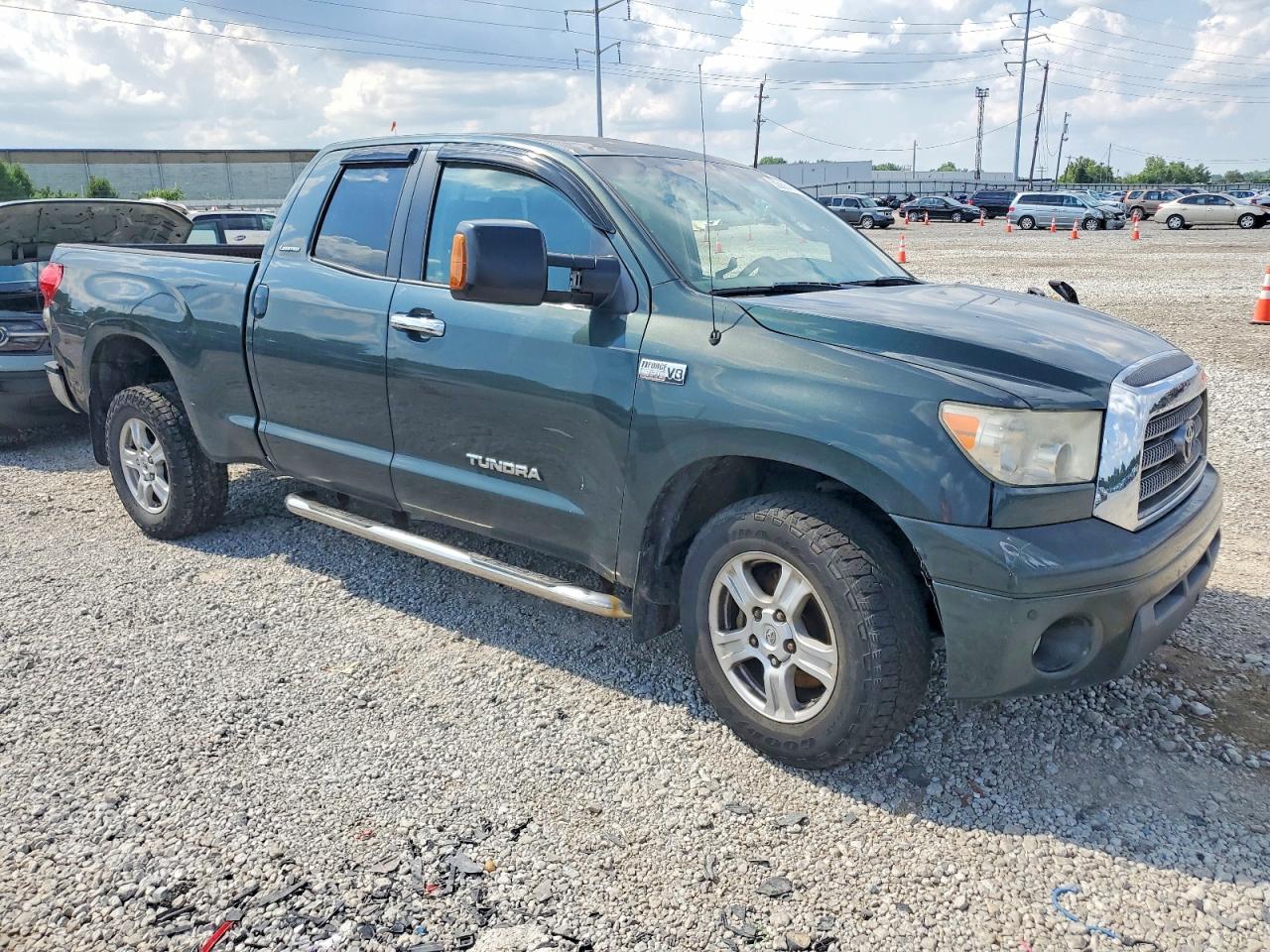 2008 Toyota Tundra Double Cab Limited Green vin: 5TBBV58198S511177