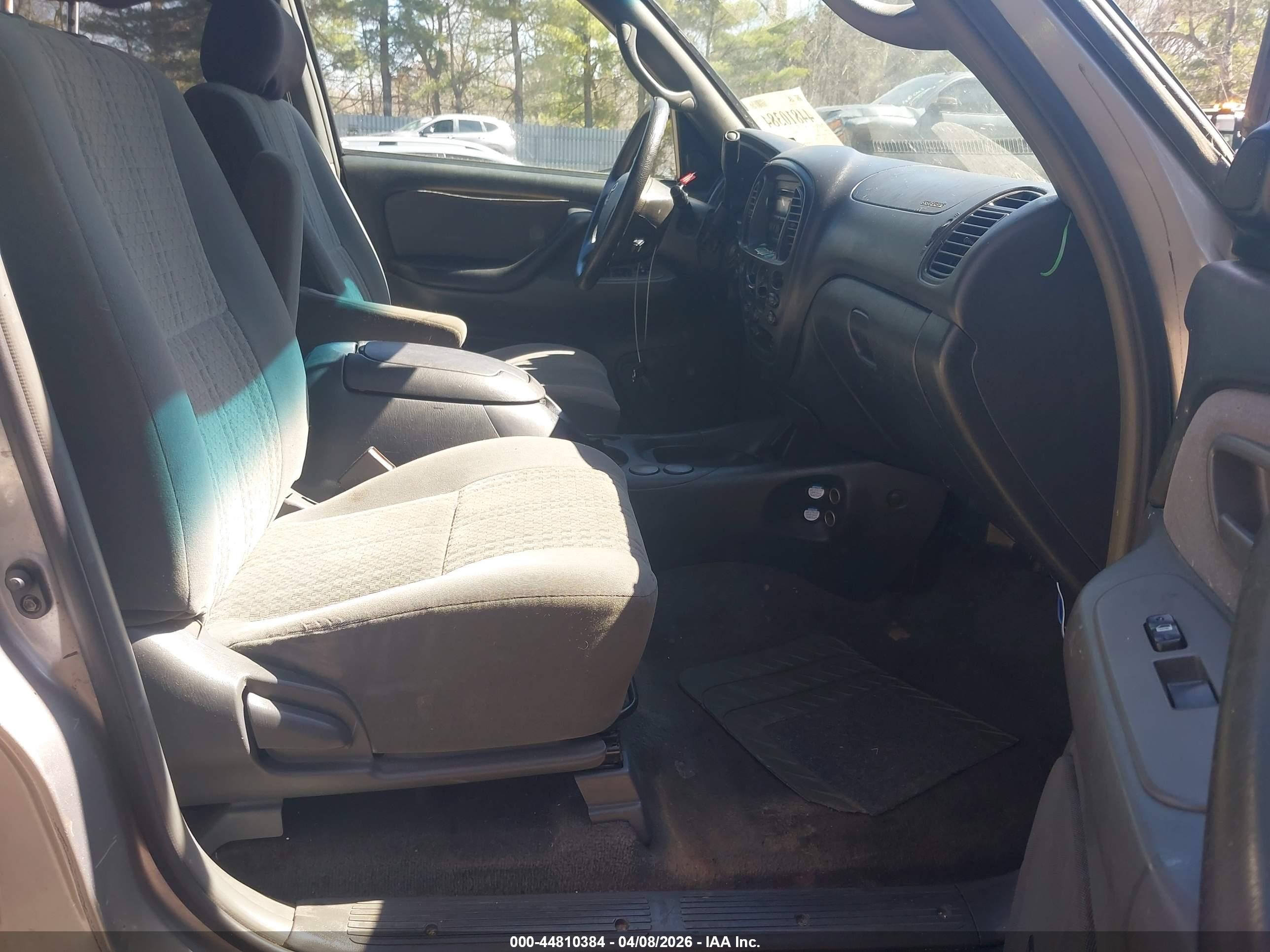 2004 Toyota Tundra Sr5 V8 Black vin: 5TBDT44104S456160