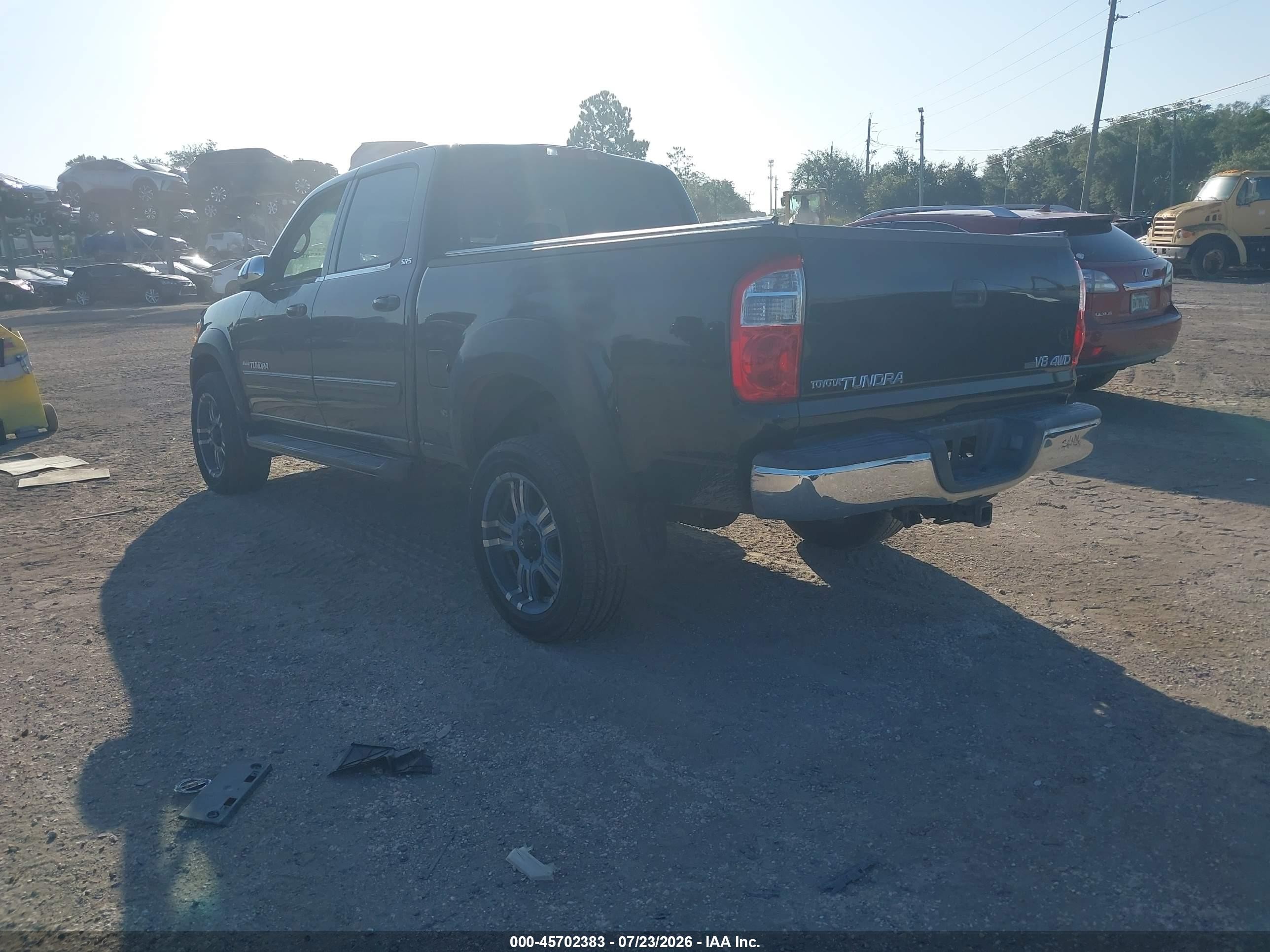 2004 Toyota Tundra Sr5 V8 Black vin: 5TBDT44104S456935