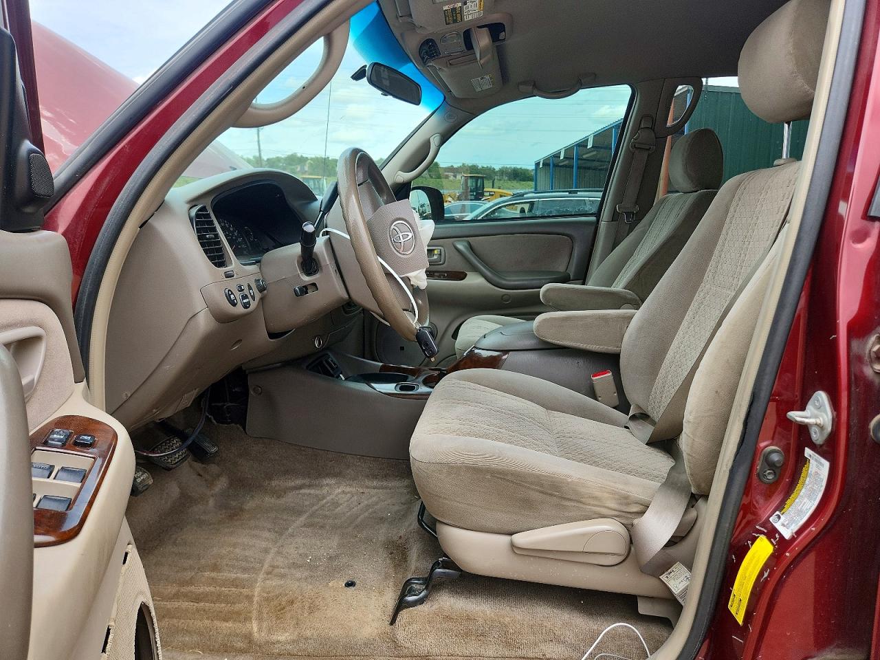 2005 Toyota Tundra Double Cab Sr5 Red vin: 5TBDT44105S475518