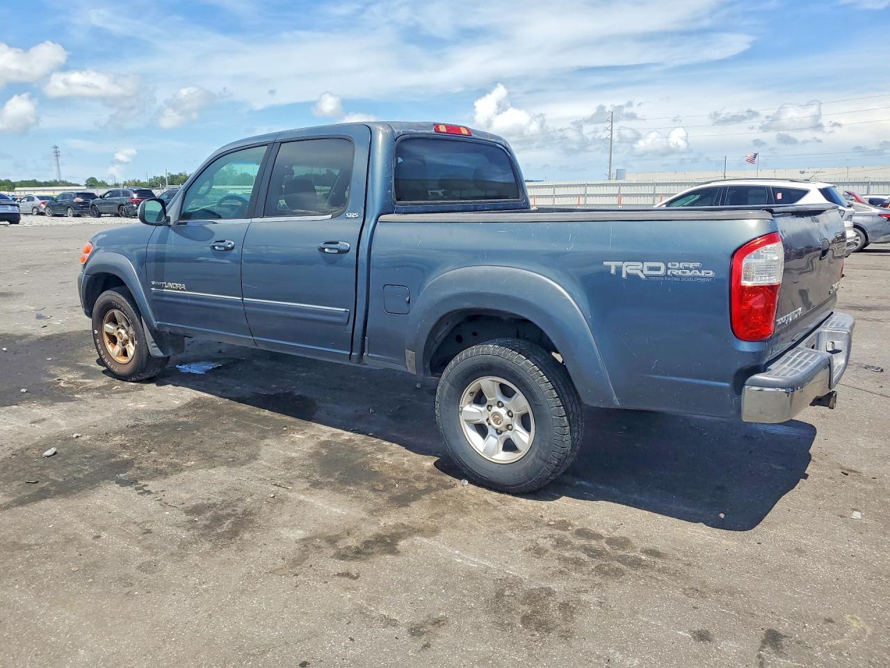2005 Toyota Tundra Double Cab Sr5 Синий vin: 5TBDT44105S488267