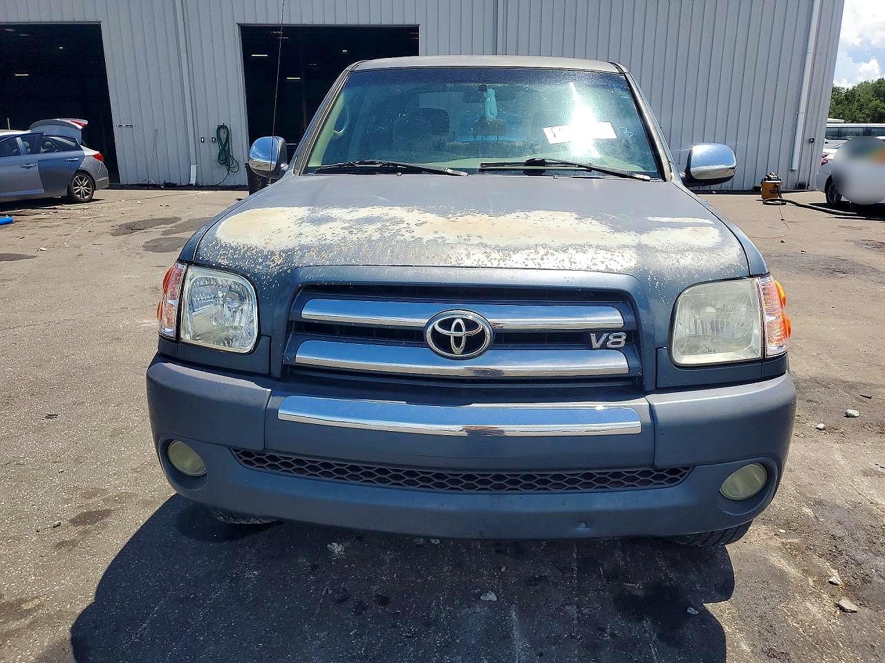 2005 Toyota Tundra Double Cab Sr5 Синий vin: 5TBDT44105S488267
