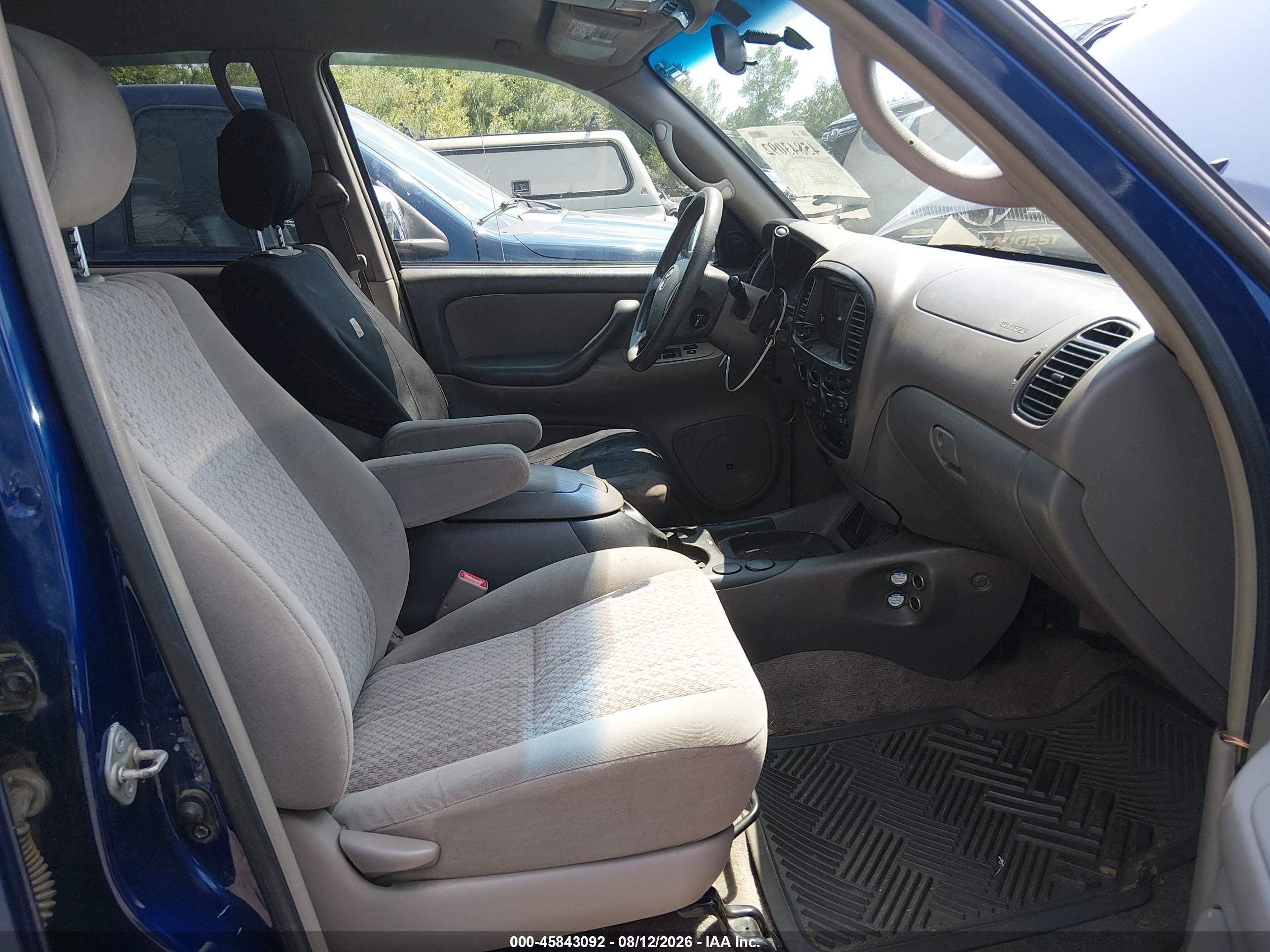 2006 Toyota Tundra Sr5 V8 Blue vin: 5TBDT44106S514707