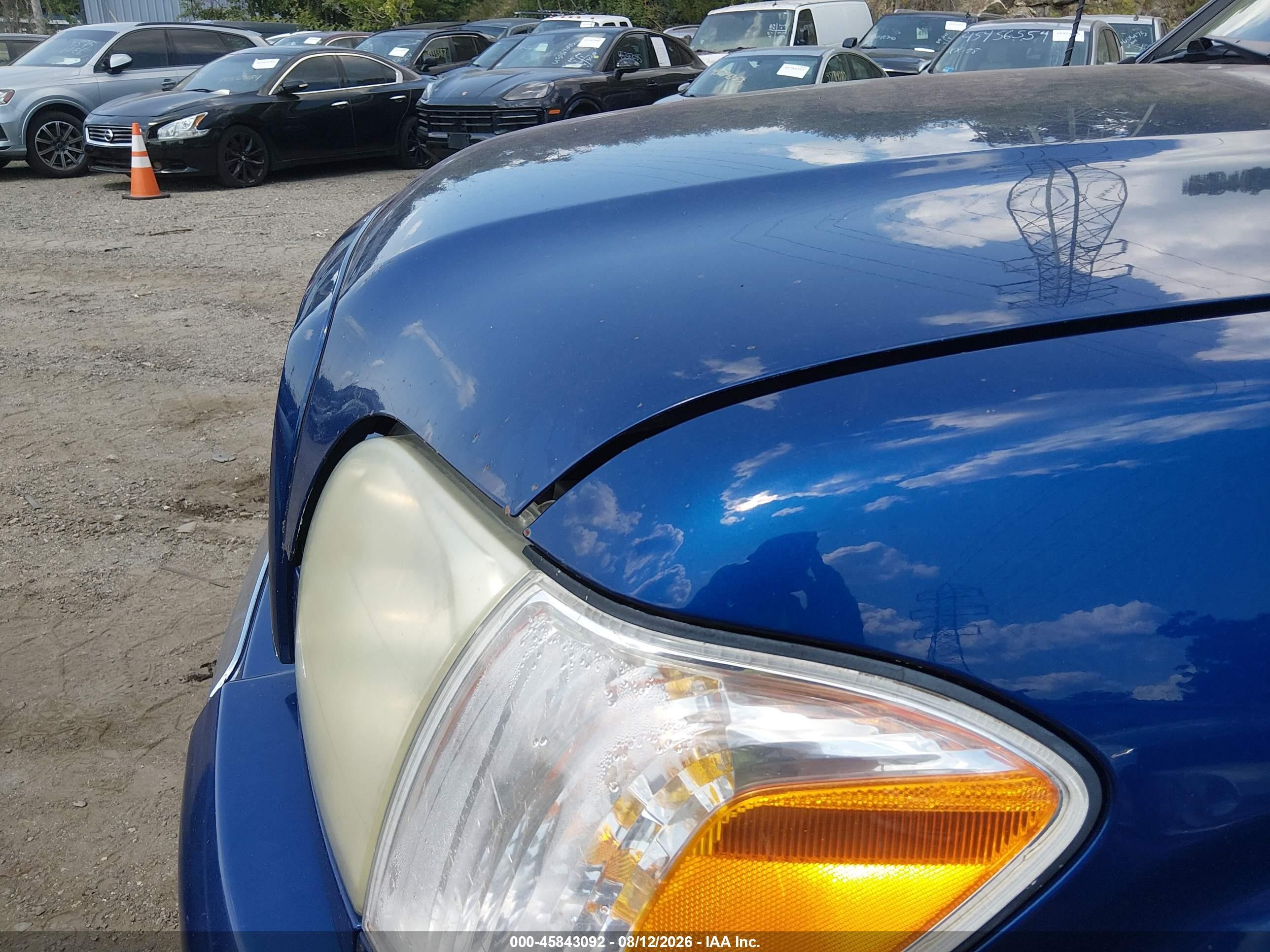 2006 Toyota Tundra Sr5 V8 Blue vin: 5TBDT44106S514707