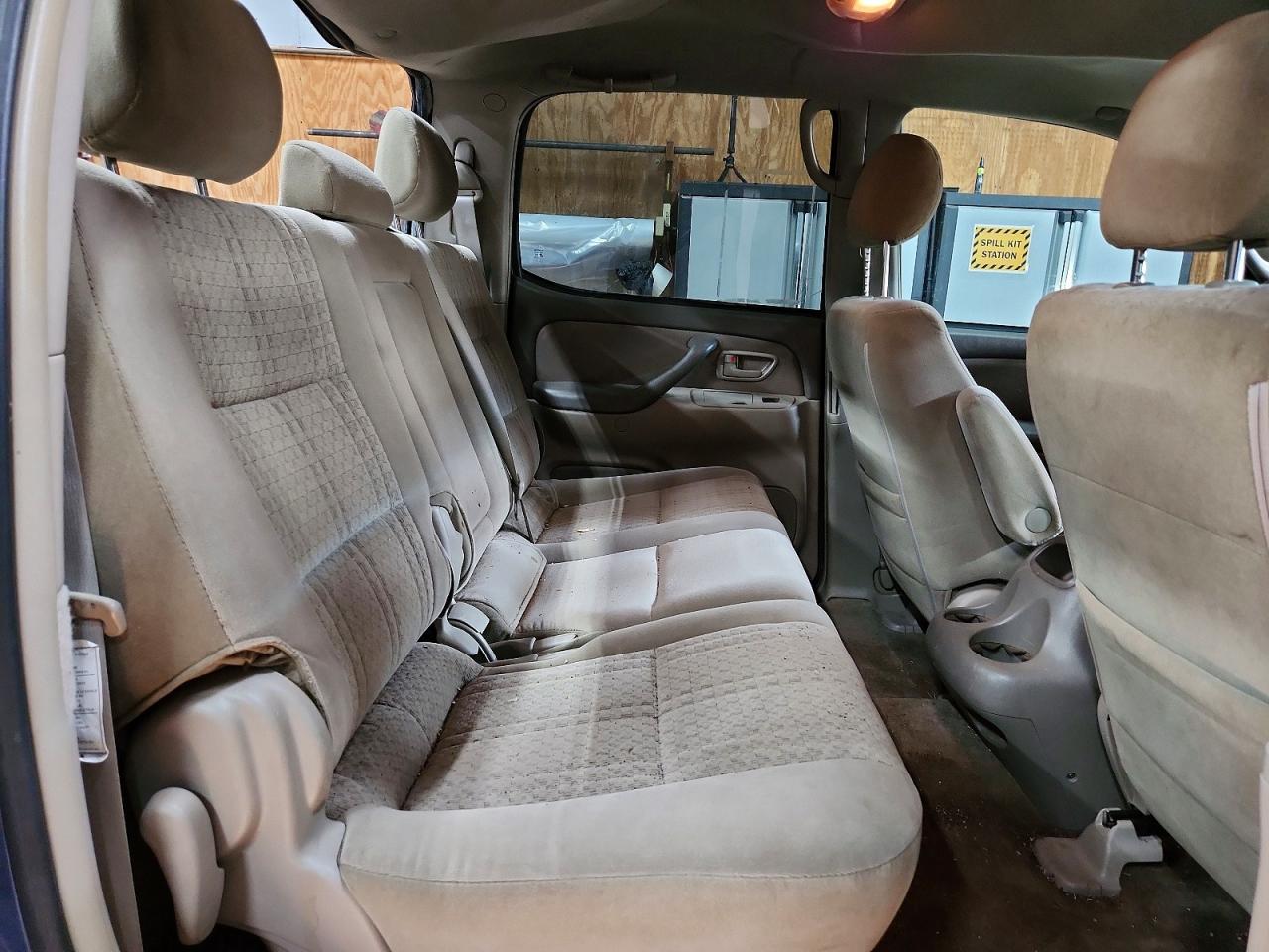 2006 Toyota Tundra Double Cab Sr5 Blue vin: 5TBDT44106S540708