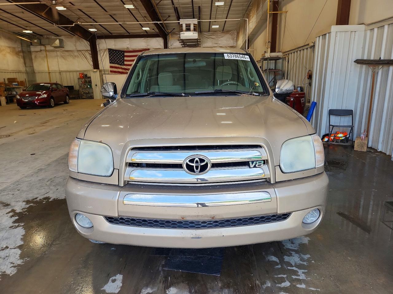 2006 Toyota Tundra Double Cab Sr5 Beige vin: 5TBDT44106S553734