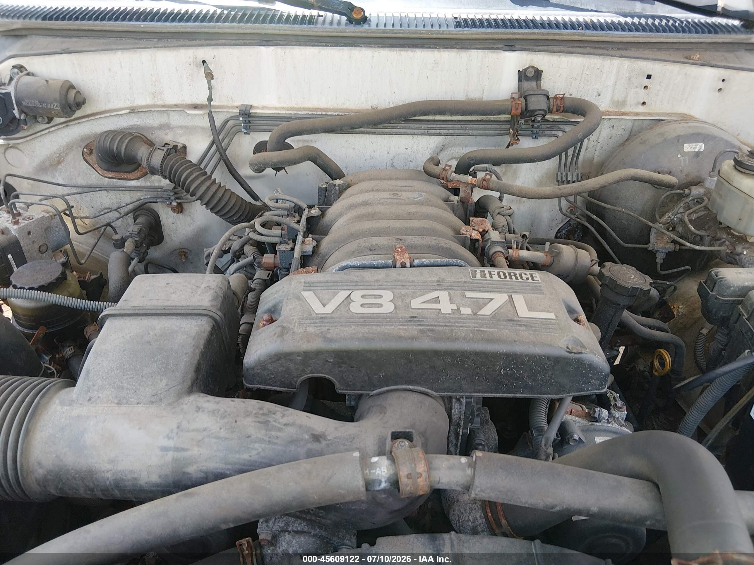 2006 Toyota Tundra Sr5 V8 White vin: 5TBDT44106S554088