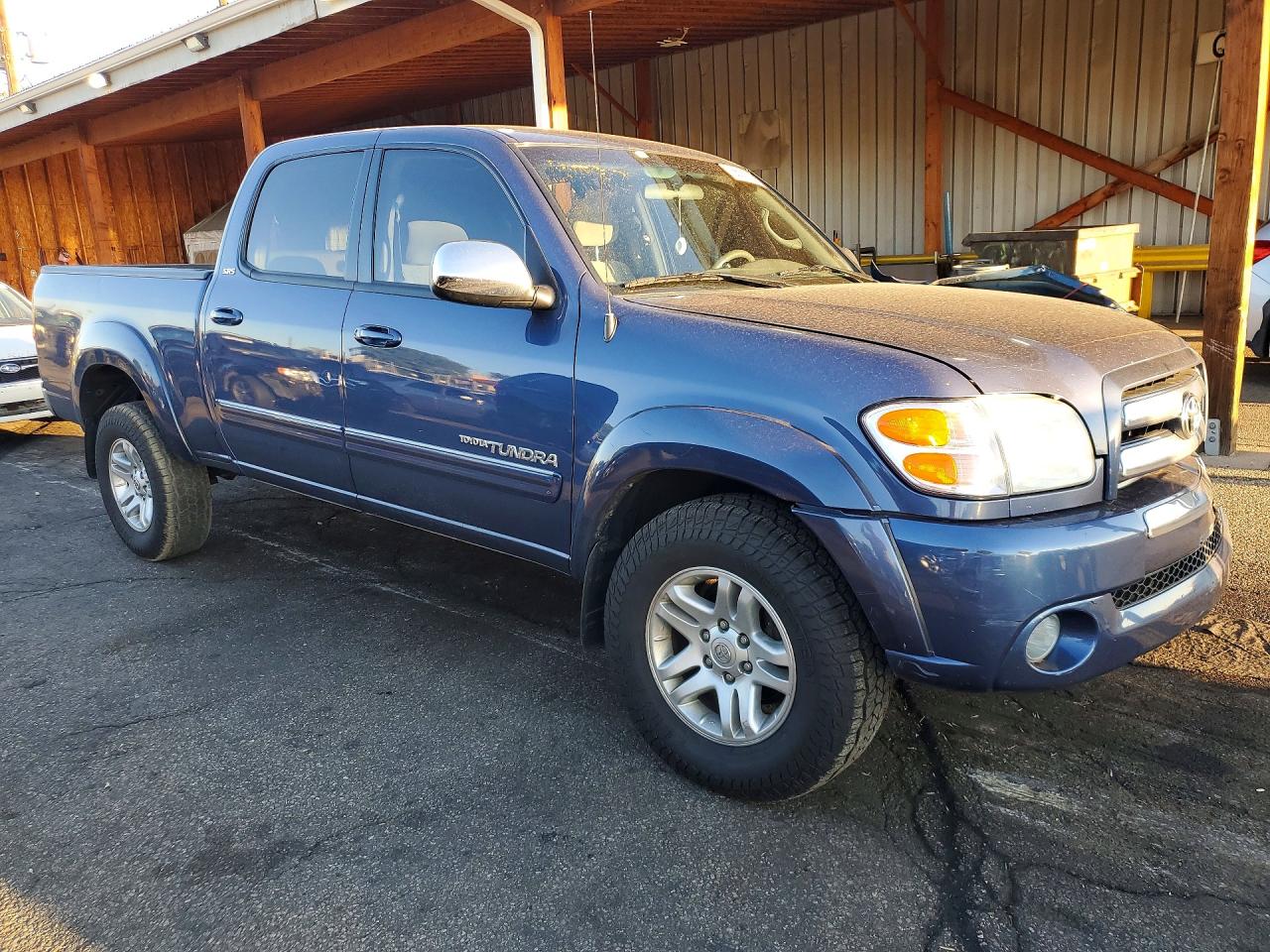 2004 Toyota Tundra Sr5 Blue vin: 5TBDT44114S460427