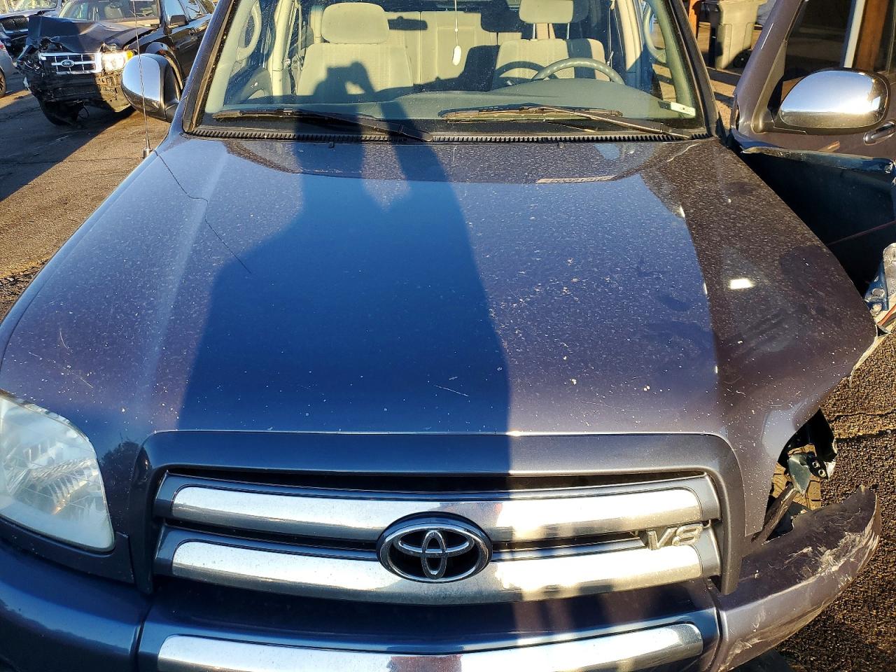 2004 Toyota Tundra Sr5 Blue vin: 5TBDT44114S460427