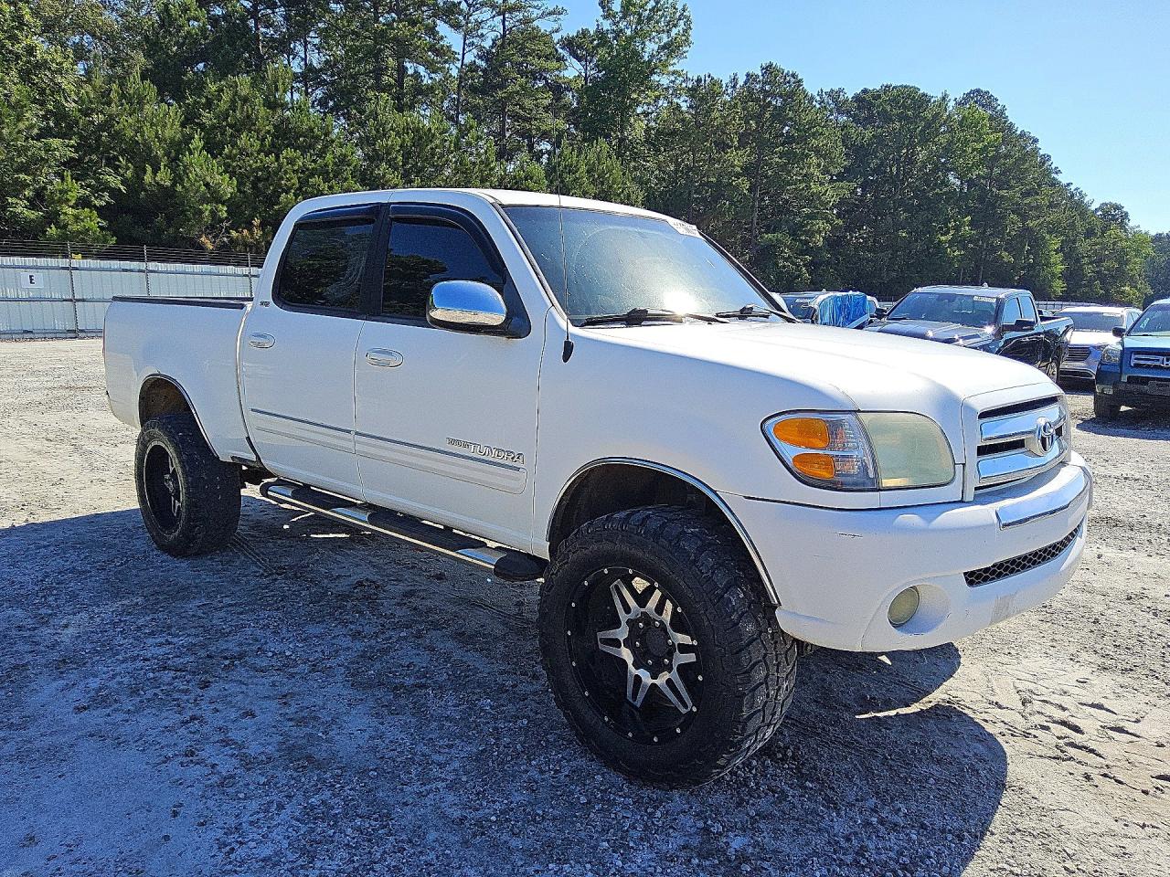 2004 Toyota Tundra Double Cab Sr5 Белый vin: 5TBDT44114S460458